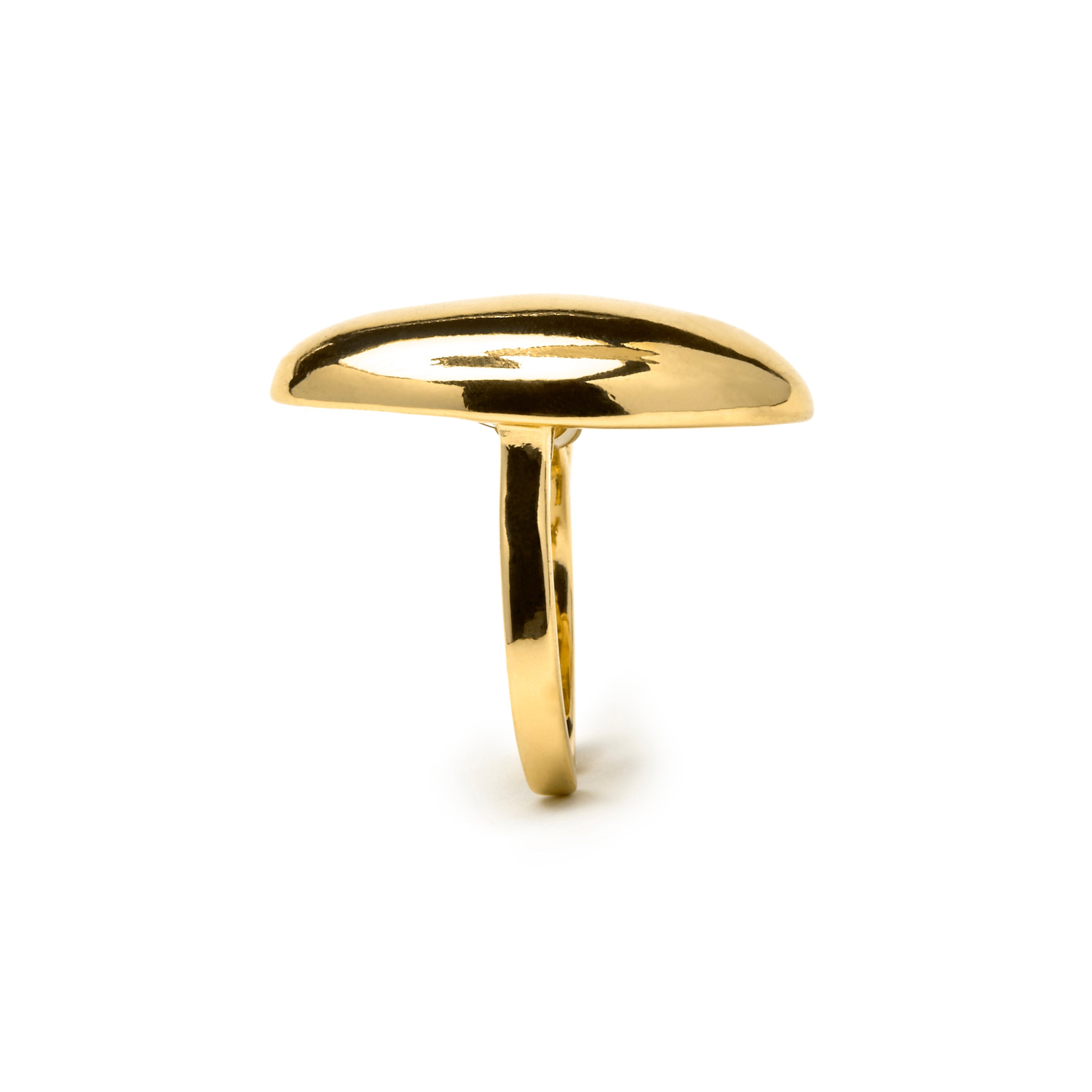 Anillo de Plata de Ley 925 acabado oro amarillo de 18k - Suo