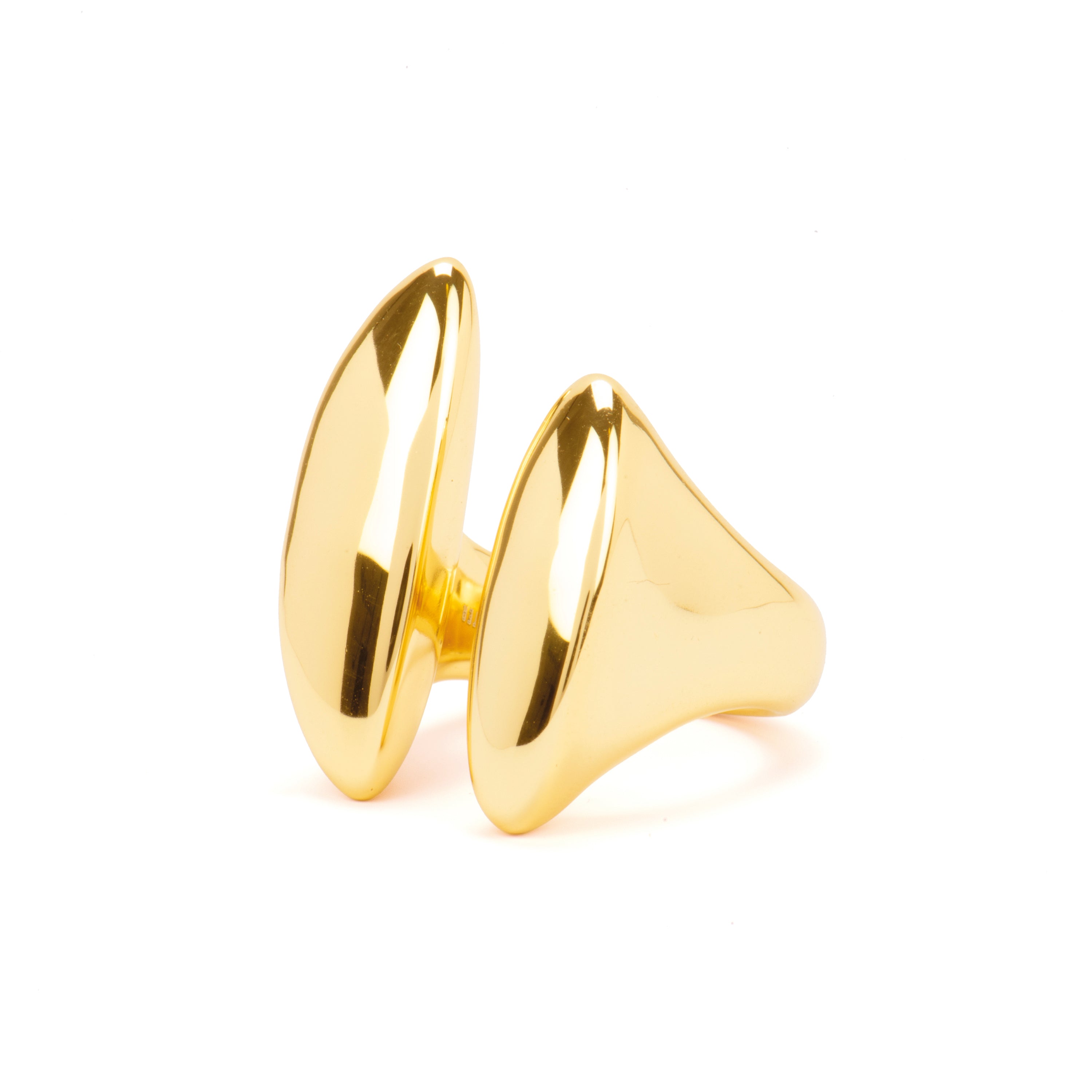 Anillo de Plata de Ley 925 acabado oro amarillo de 18k - Sures