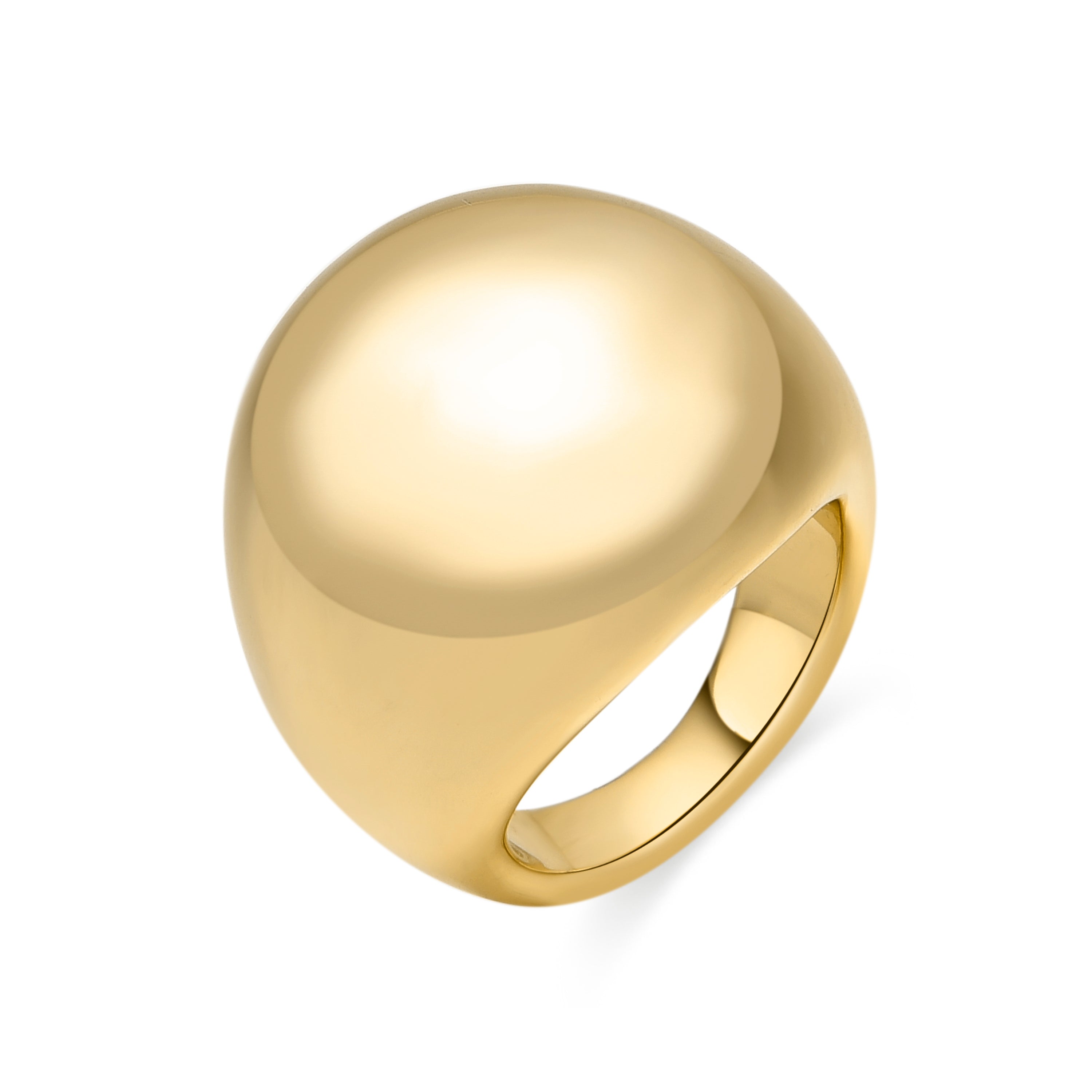 Anillo de Plata de Ley 925 acabado oro amarillo de 18k - Likol