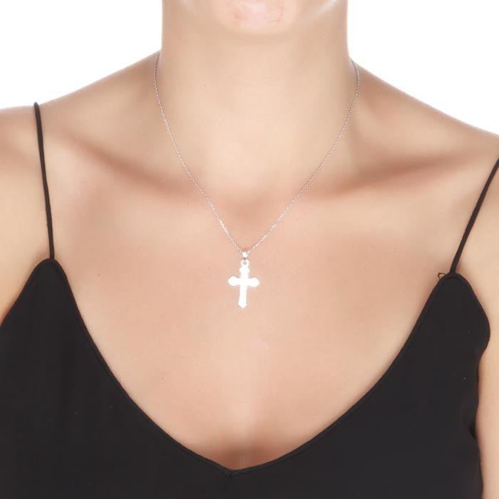 Collar de Plata de Ley 925 acabado en rodio - Yedia
