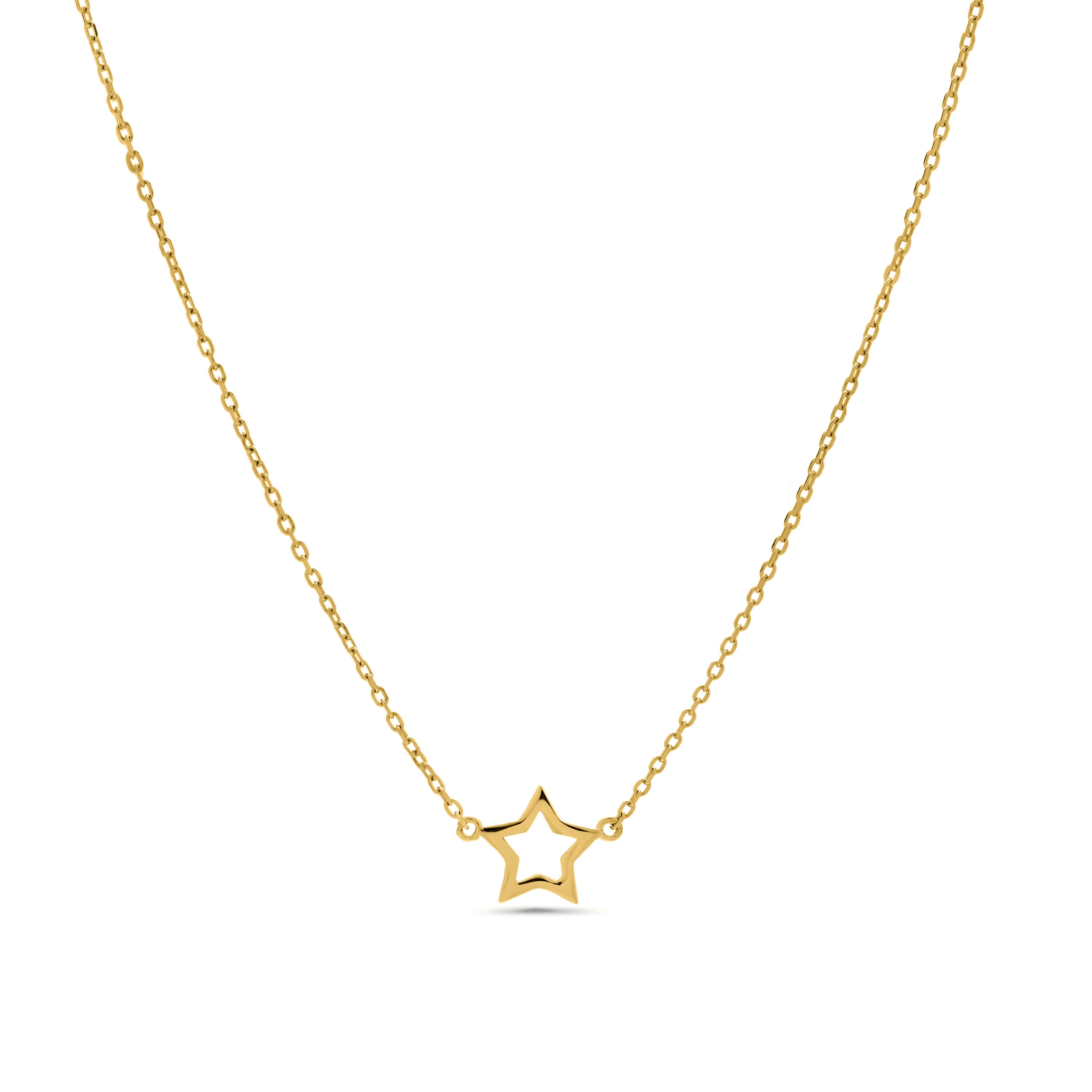 Collar Plata De Ley 925 acabado oro 18k - Bandoead