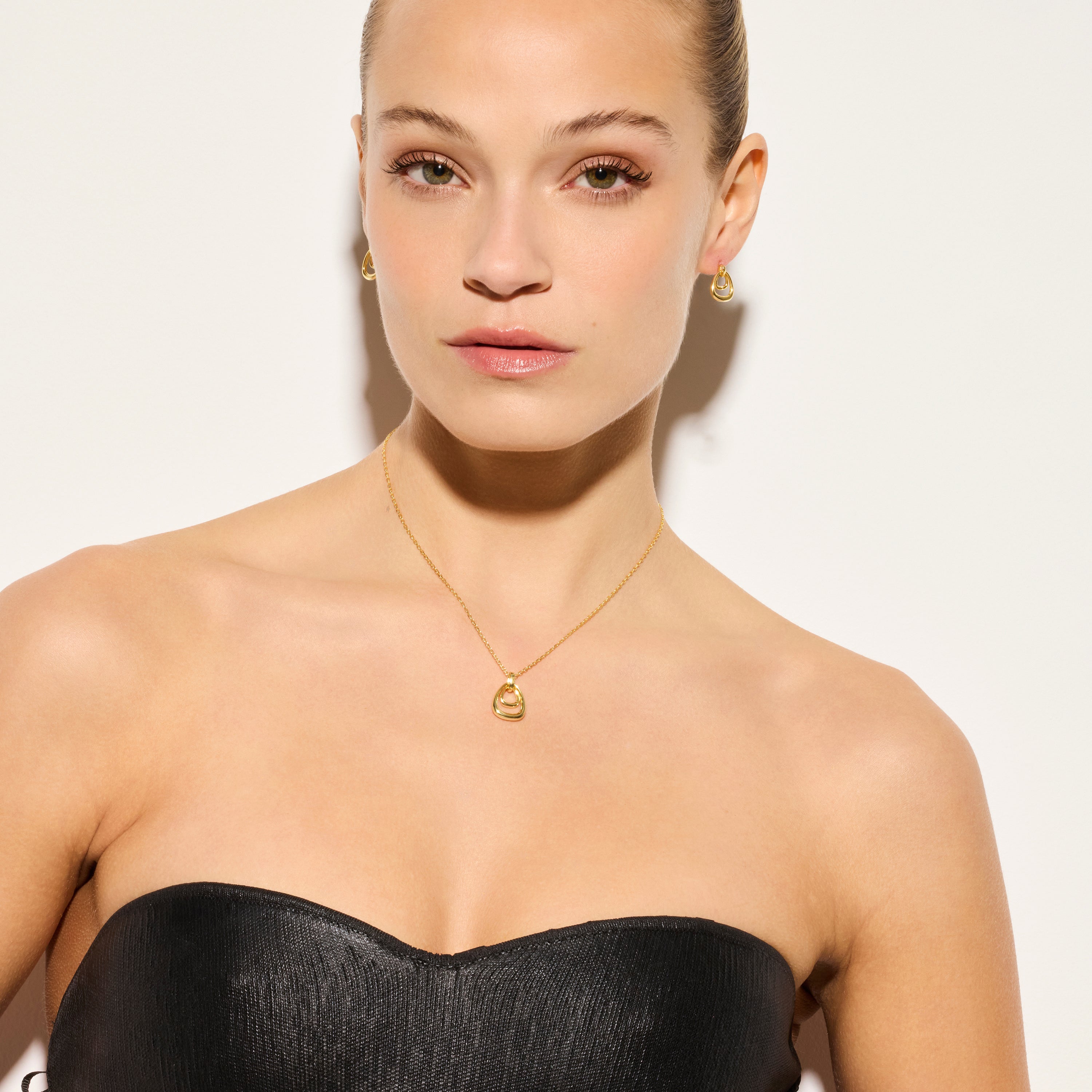 Collar de Plata de Ley 925 acabado oro amarillo de 18k - Almiol