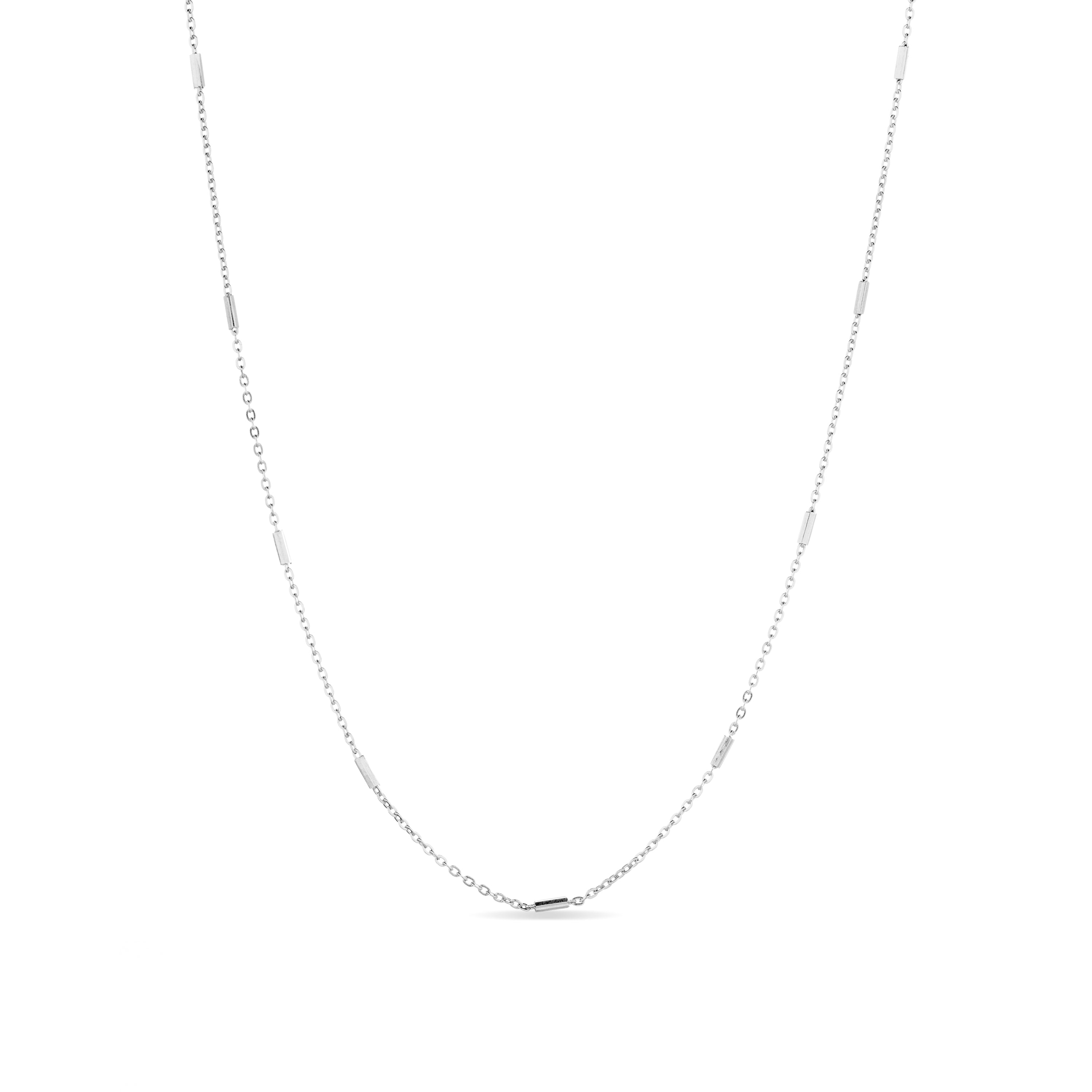 Collar de Plata de Ley 925 acabado en rodio - Tartes