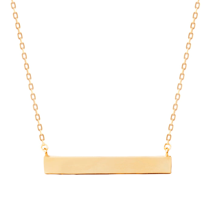 Collar de Plata de Ley 925 acabado en oro rosa de 18K - Drap