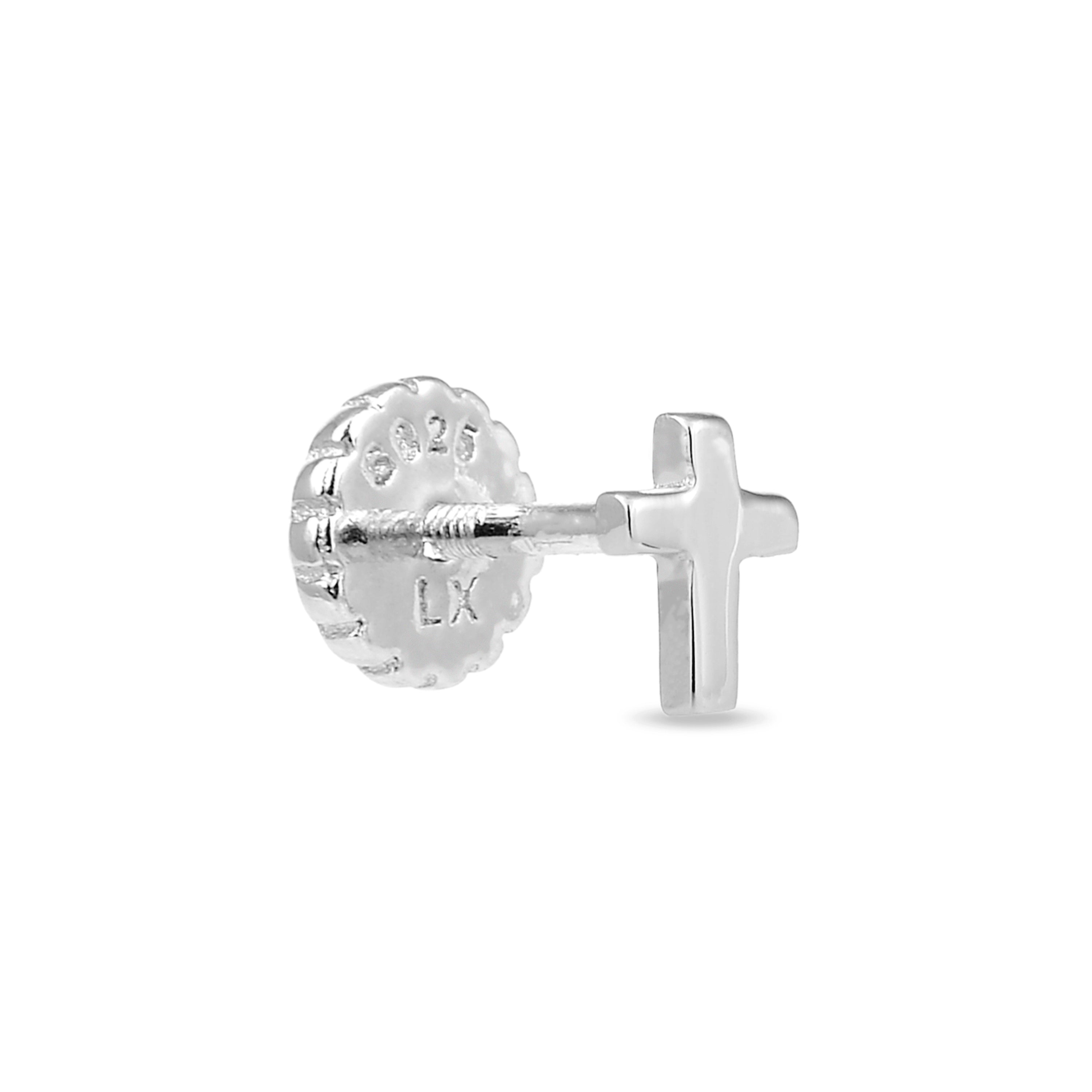 Echtsilber 925 Piercing mit Rhodium-Finish - Trira