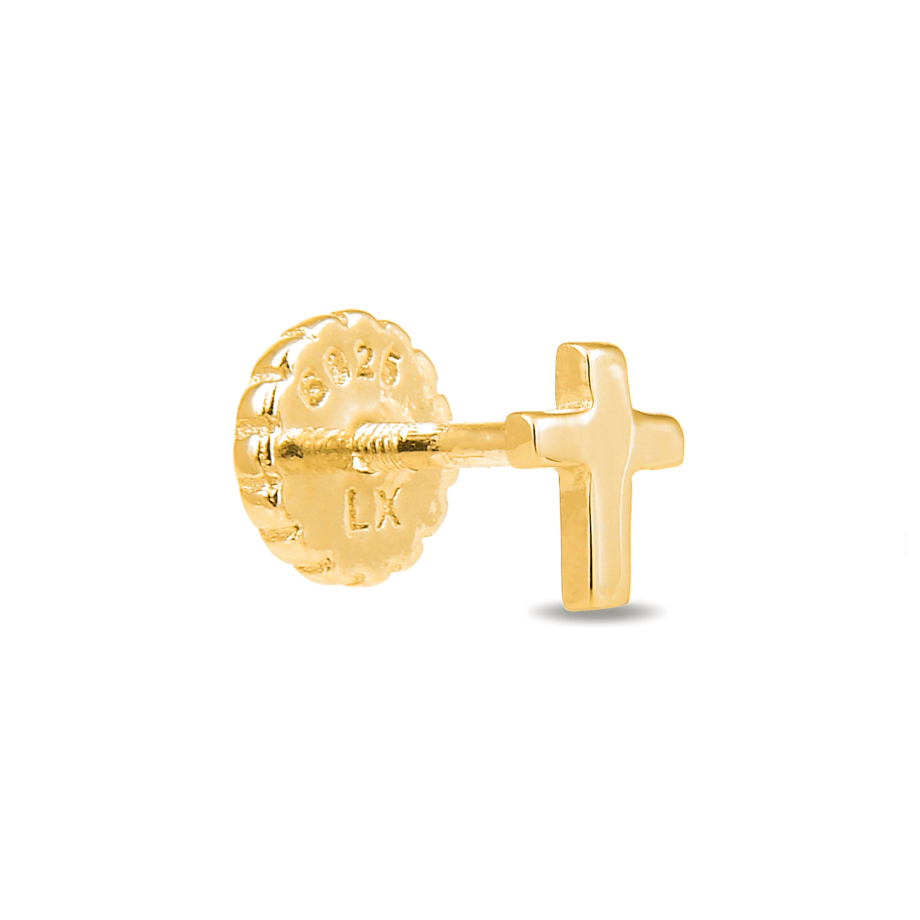 Piercing in Argento Sterling 925 finitura in oro giallo 18K - Trira