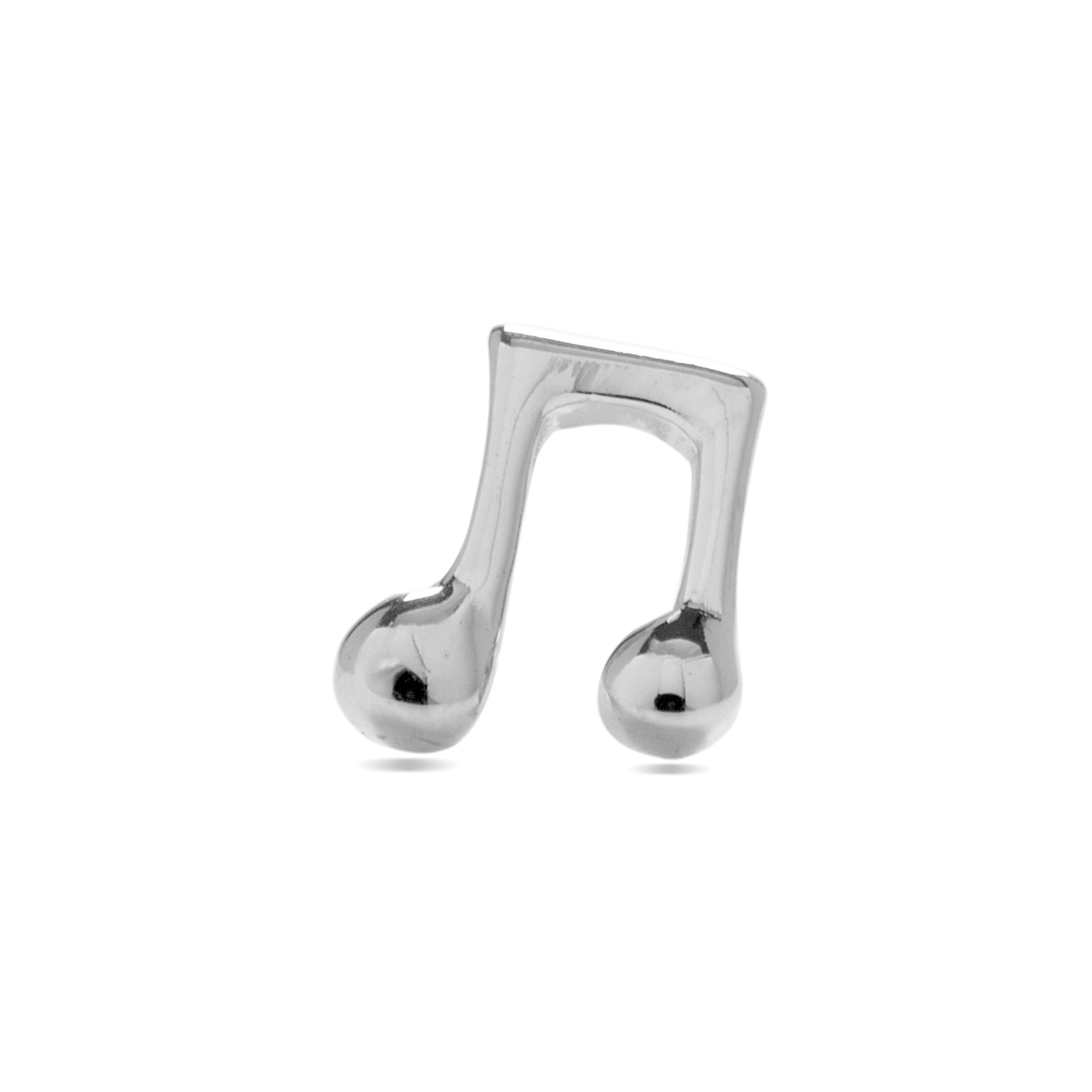 Echtsilber 925 Piercing mit Rhodium-Finish - Nimac