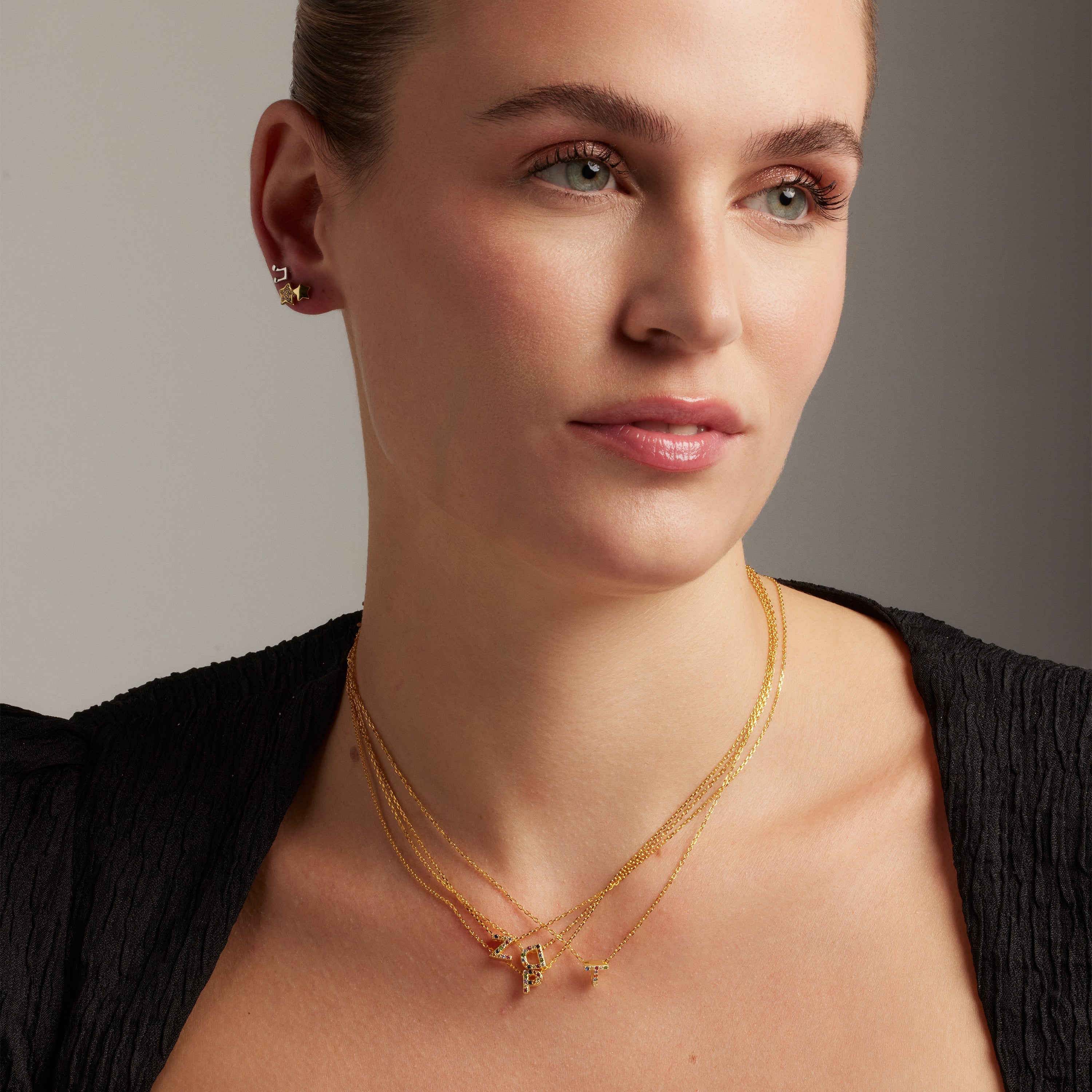 Echtsilber 925 Piercing mit Rhodium-Finish - Nimac