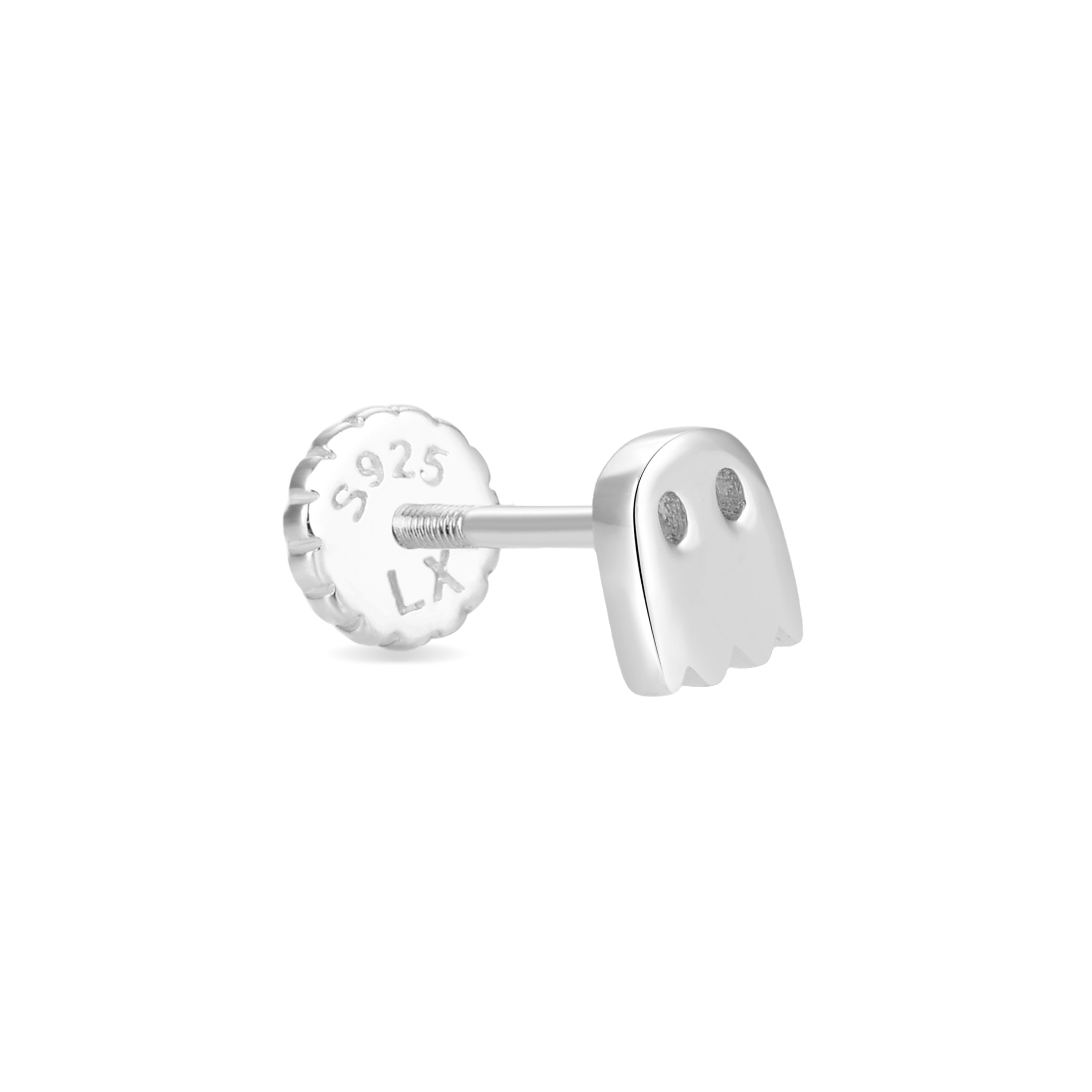 Echtsilber 925 Piercing mit Rhodium-Finish - Nafeu