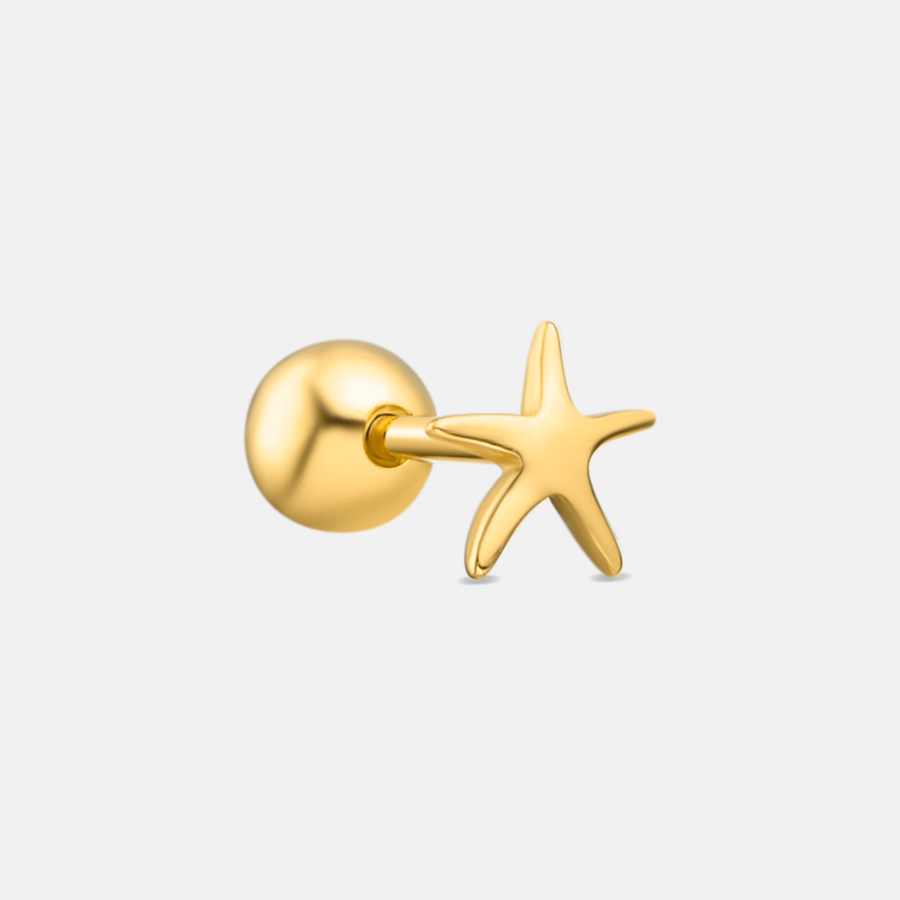 Piercing in Argento Sterling 925 Finitura Oro 18K - Tancol