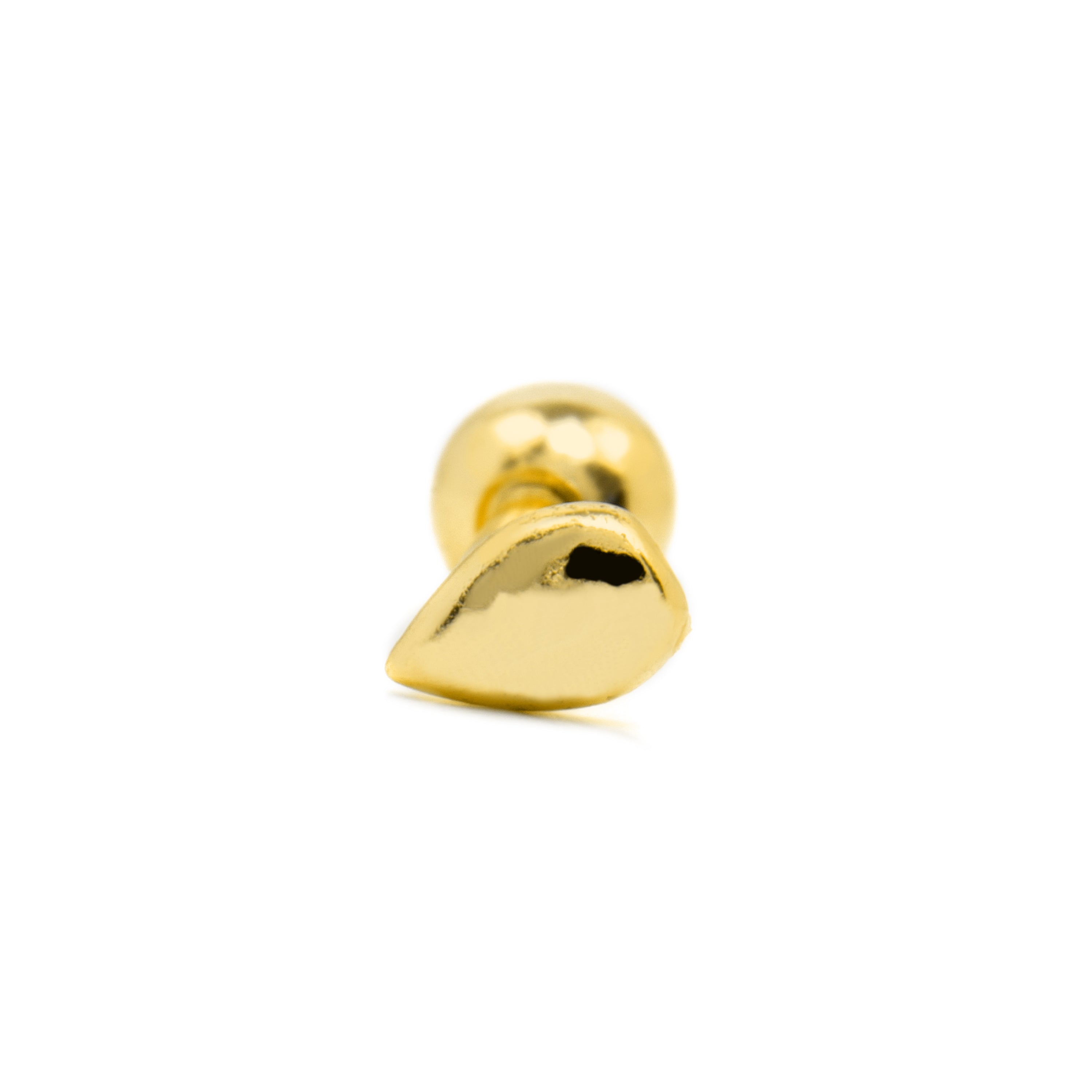 Piercing aus 925er Sterlingsilber mit 18k Gelbgold-Finish - Nelik