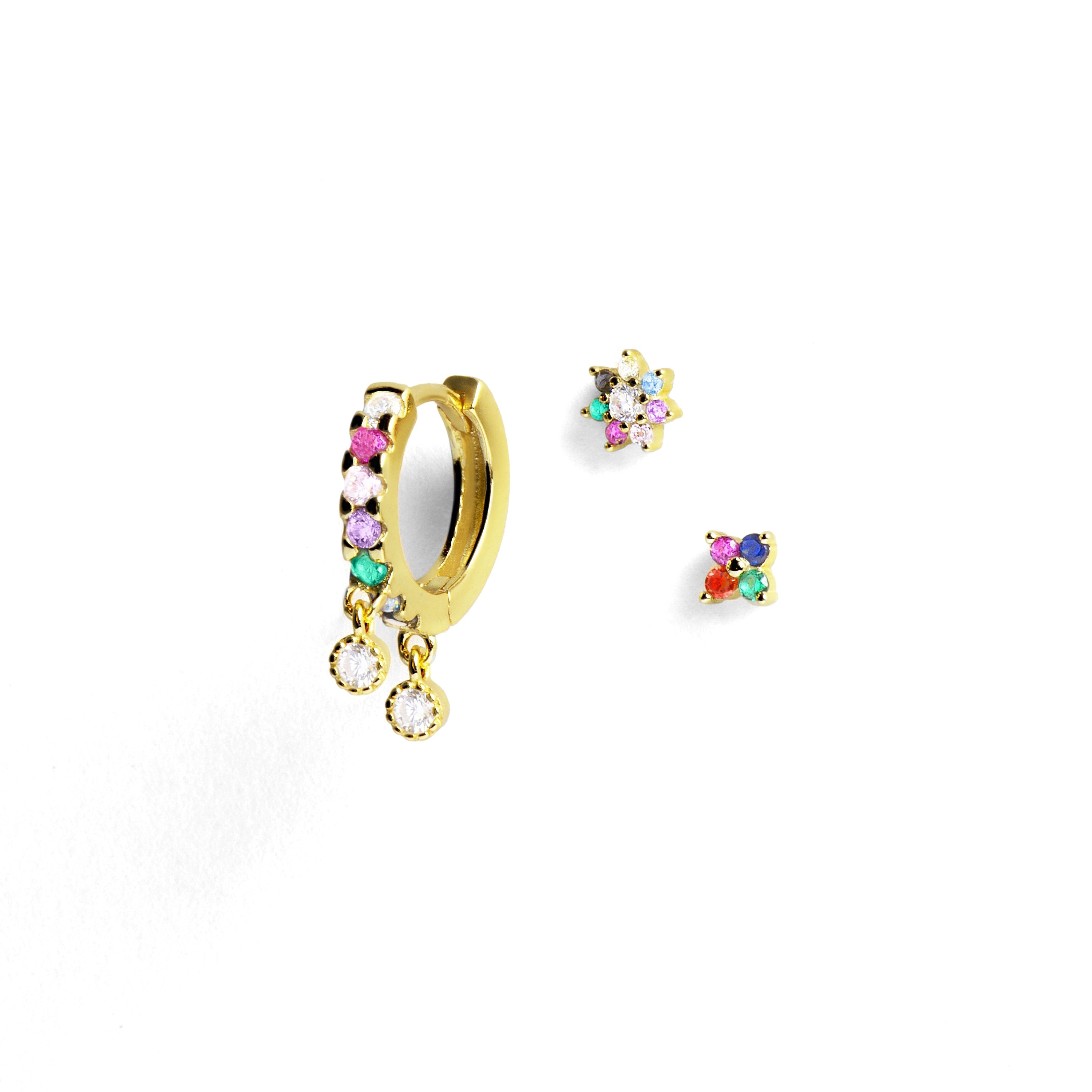 Set de Piercings Phanvi, Fanti y Eser de Plata de Ley 925