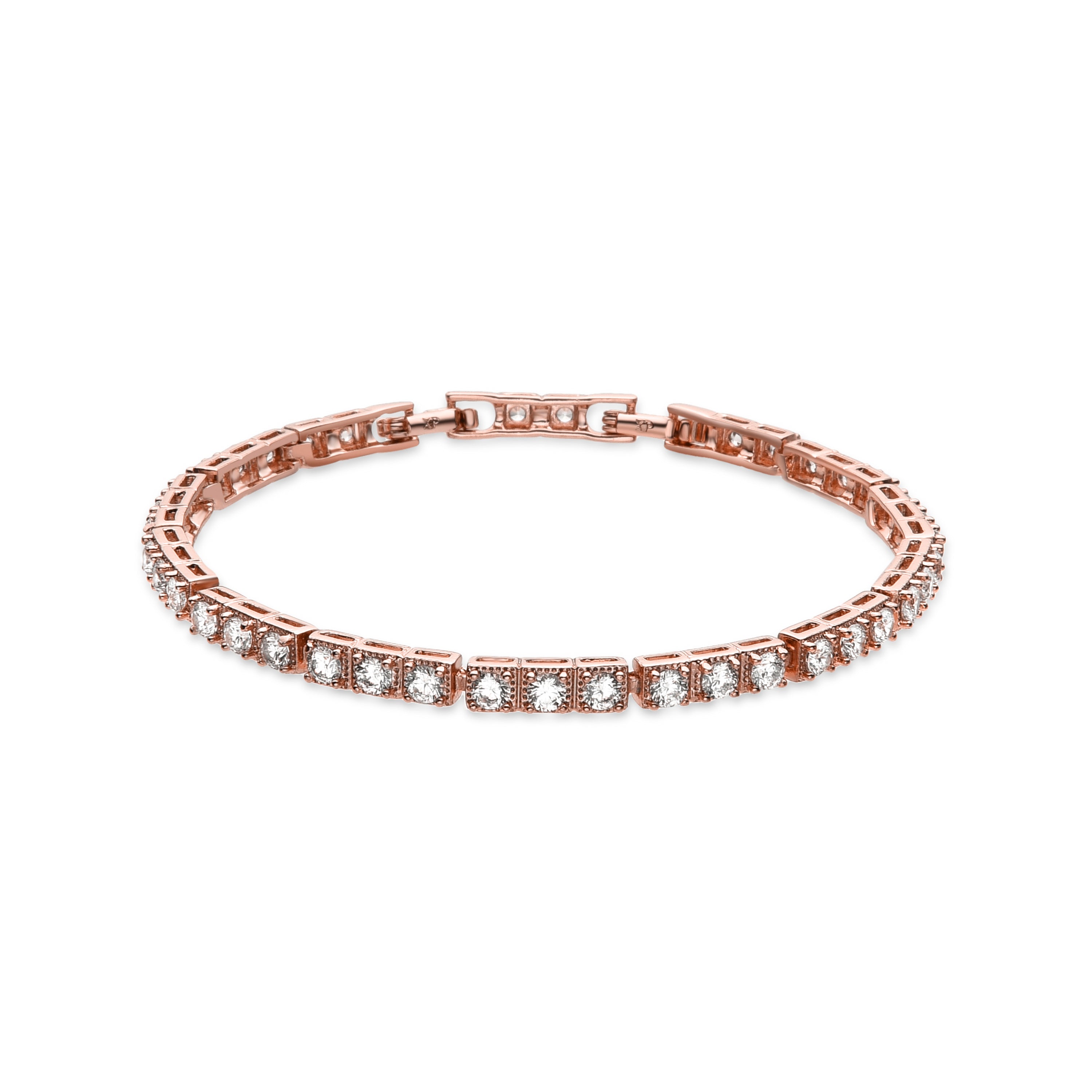 Pulsera de Circonita Brillante acabada en oro amarillo 18K- Irda