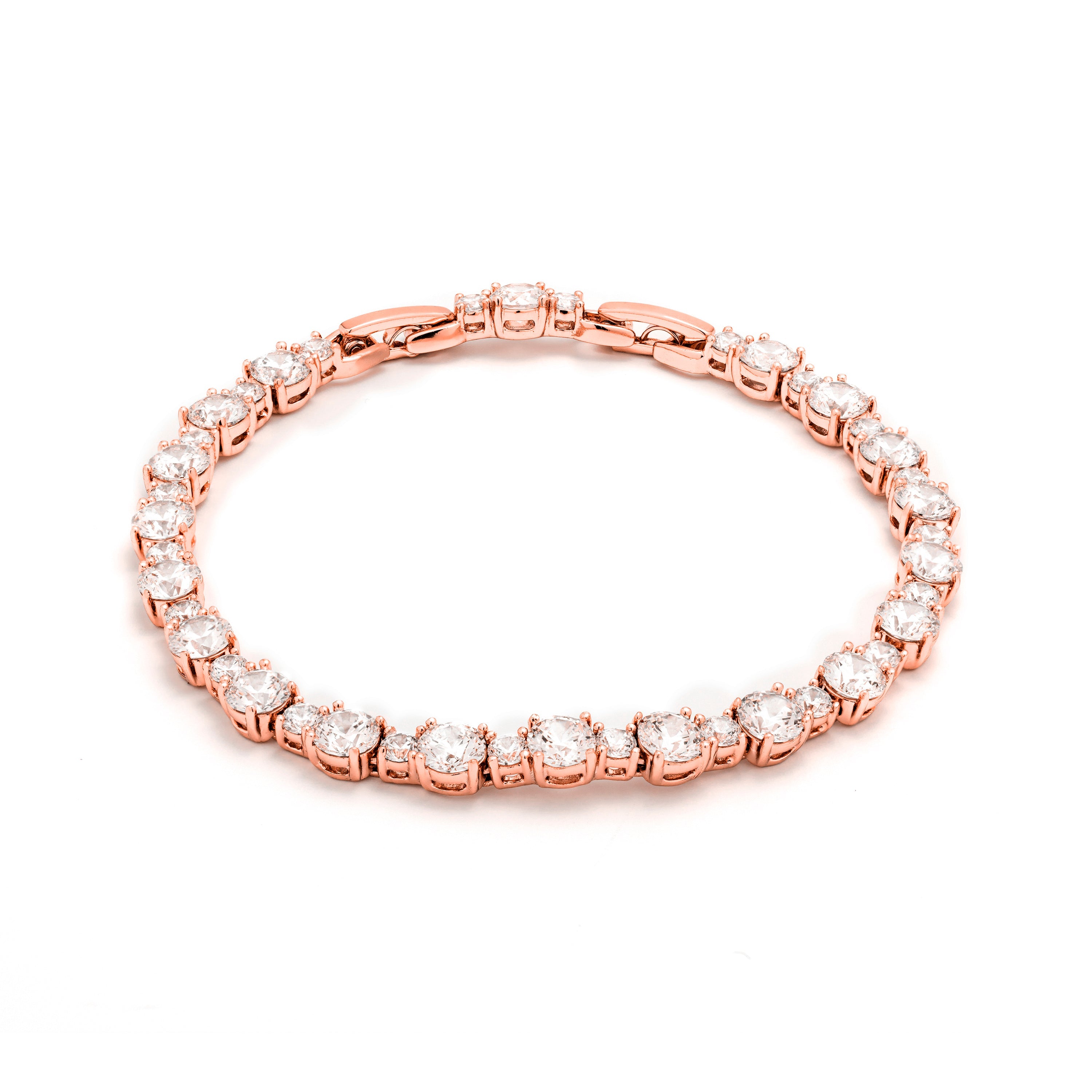 Pulsera con Circonita Brillante acabada en oro amarillo 18K - Seshil