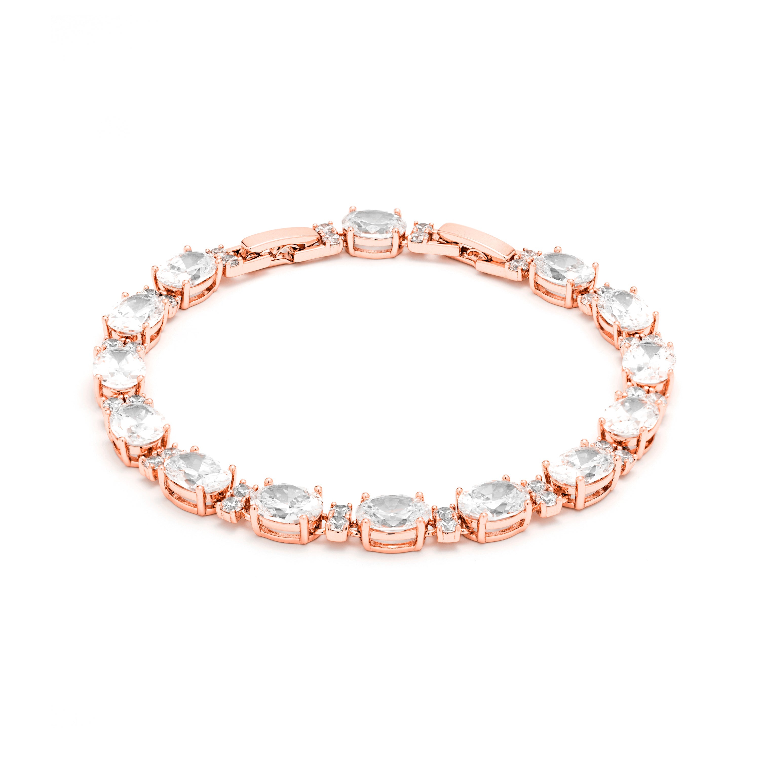 Pulsera con Circonita Brillante acabada en oro amarillo 18K - Diurna