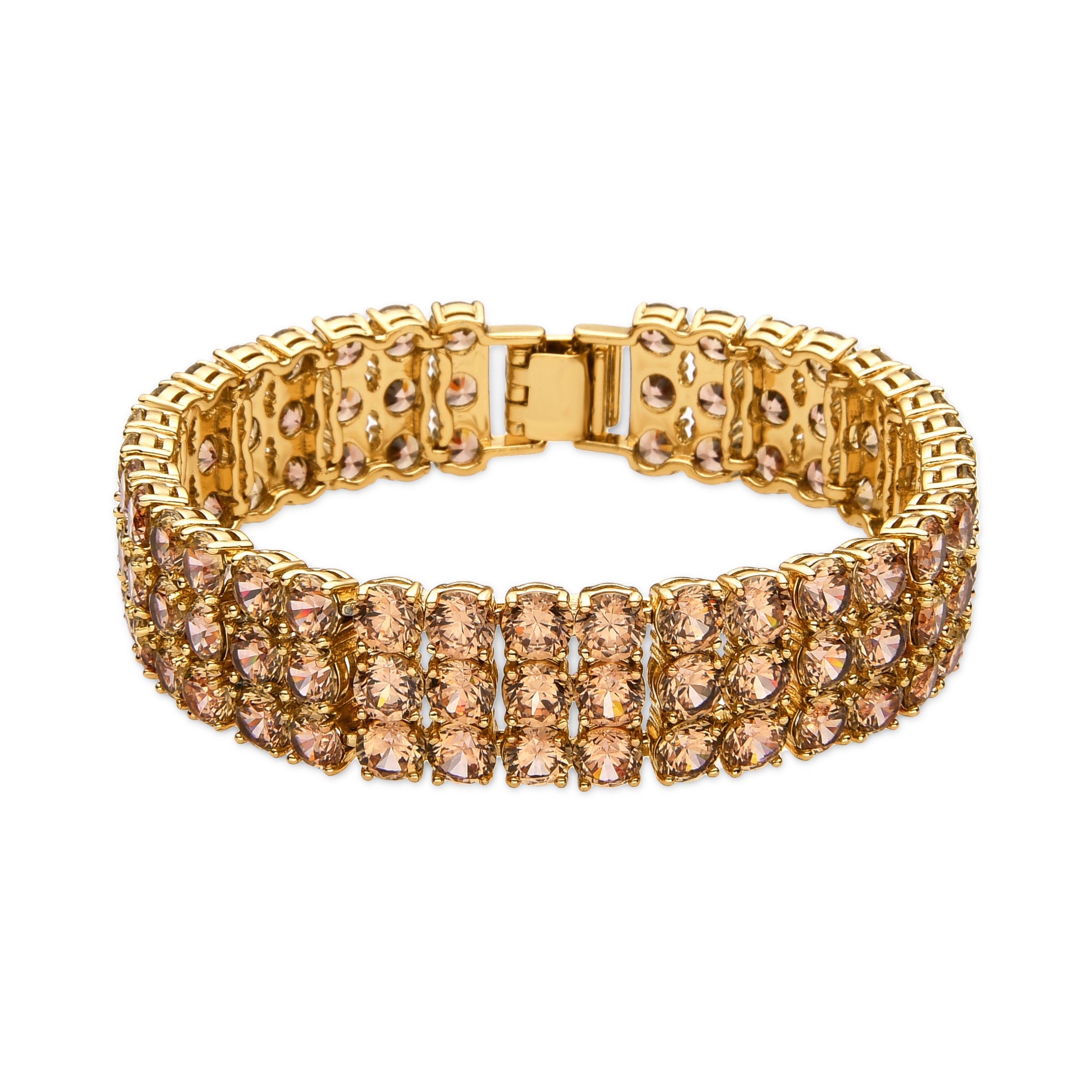 Pulsera con Circonita Brillante acabado oro 18k - Uriom