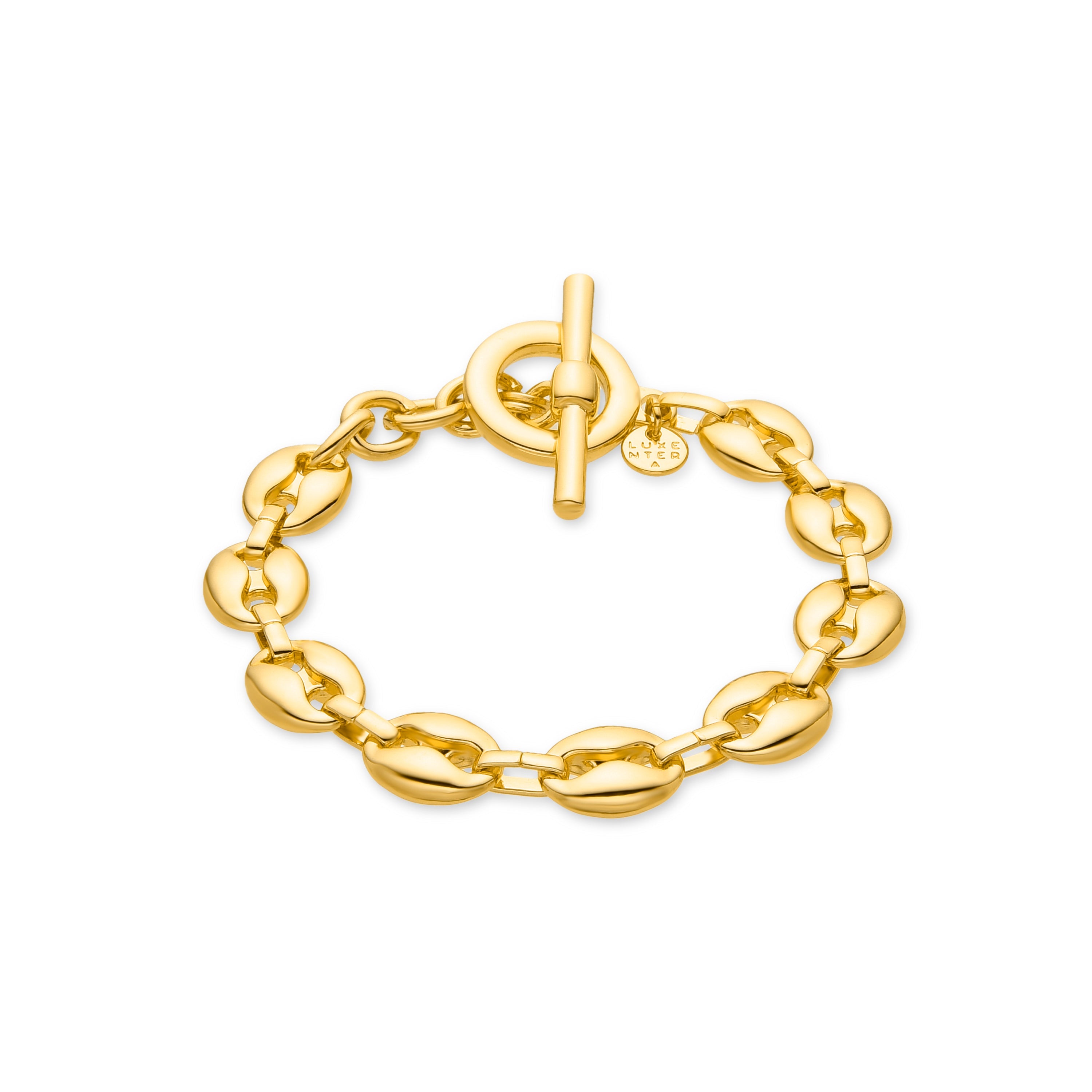 Pulsera acabada en oro amarillo 18K - Tyrod