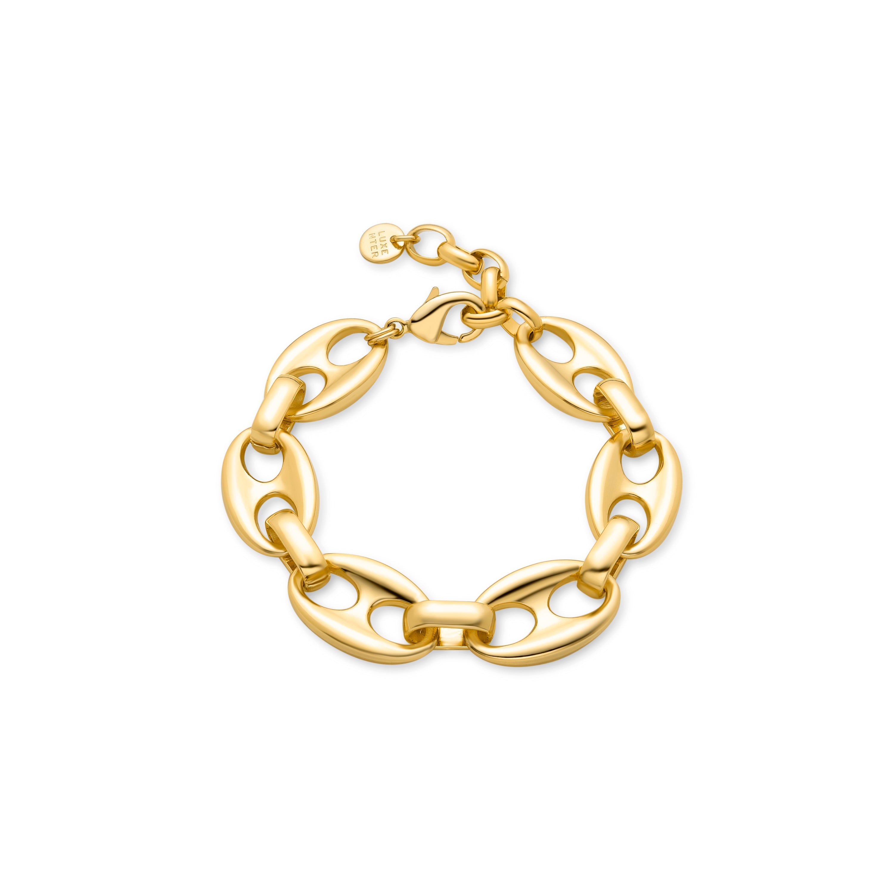 Pulsera acabada en oro amarillo 18K - Nihad