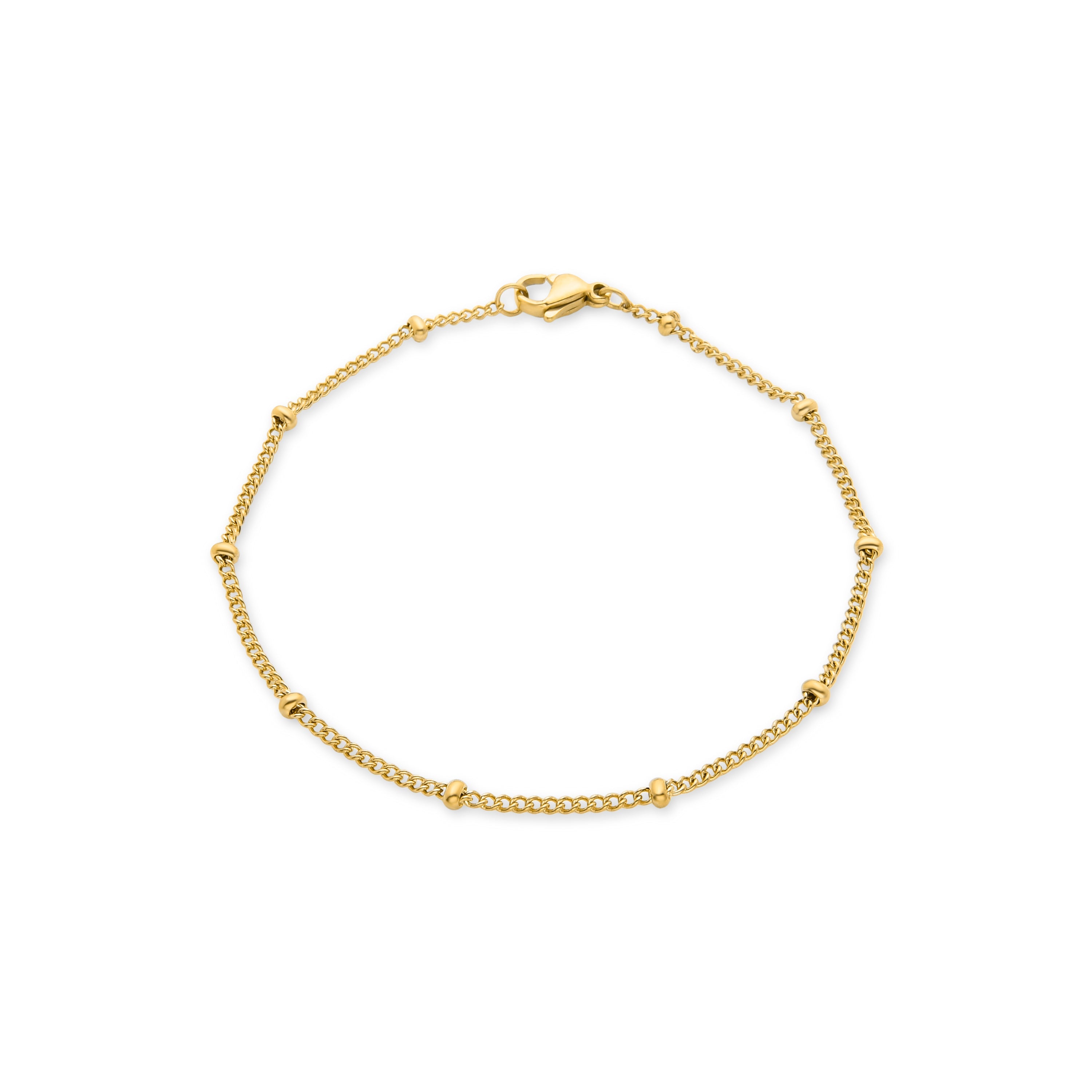 Pulsera acabada en oro amarillo 18K - Nesoth