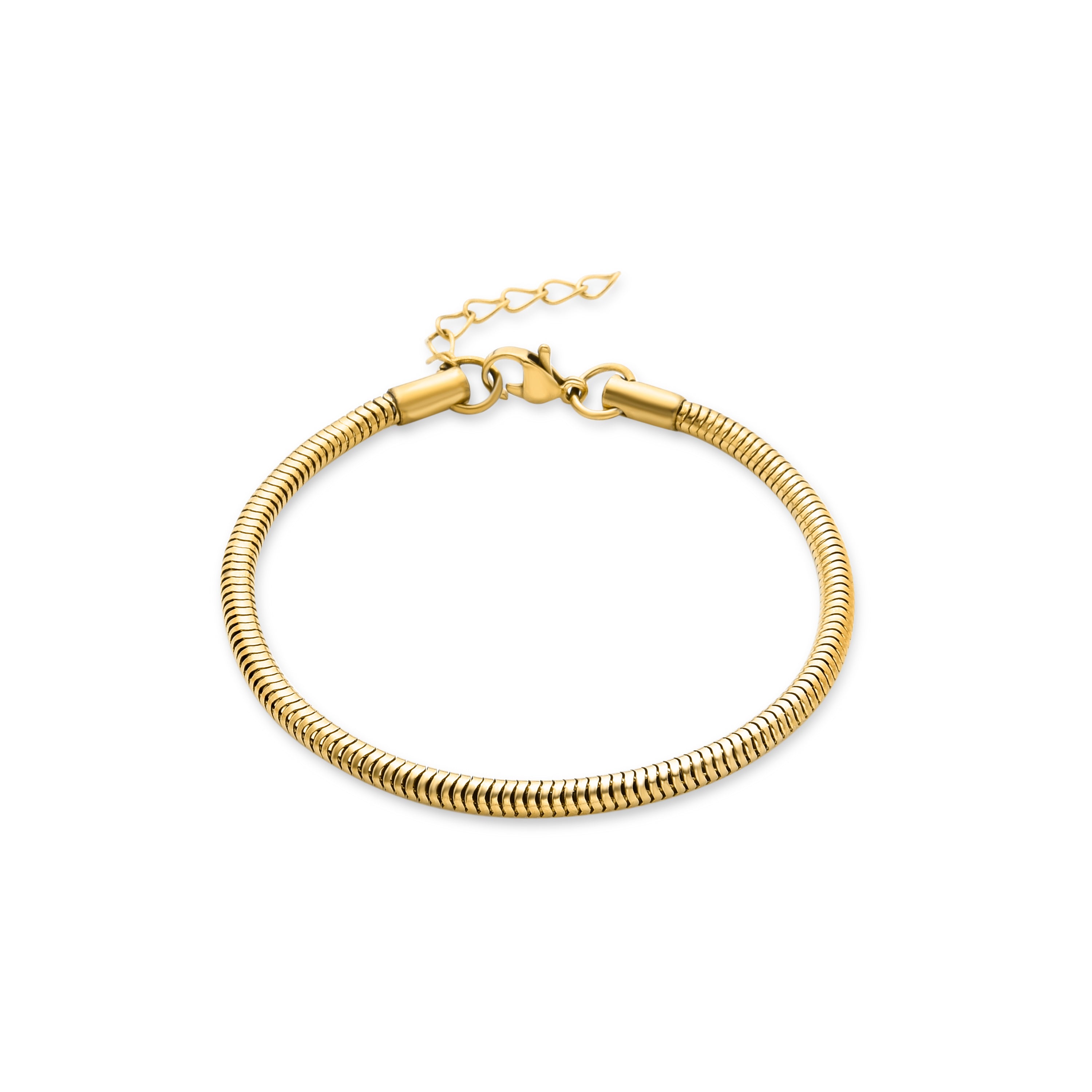 Pulsera acabada en oro amarillo 18K - Arkin