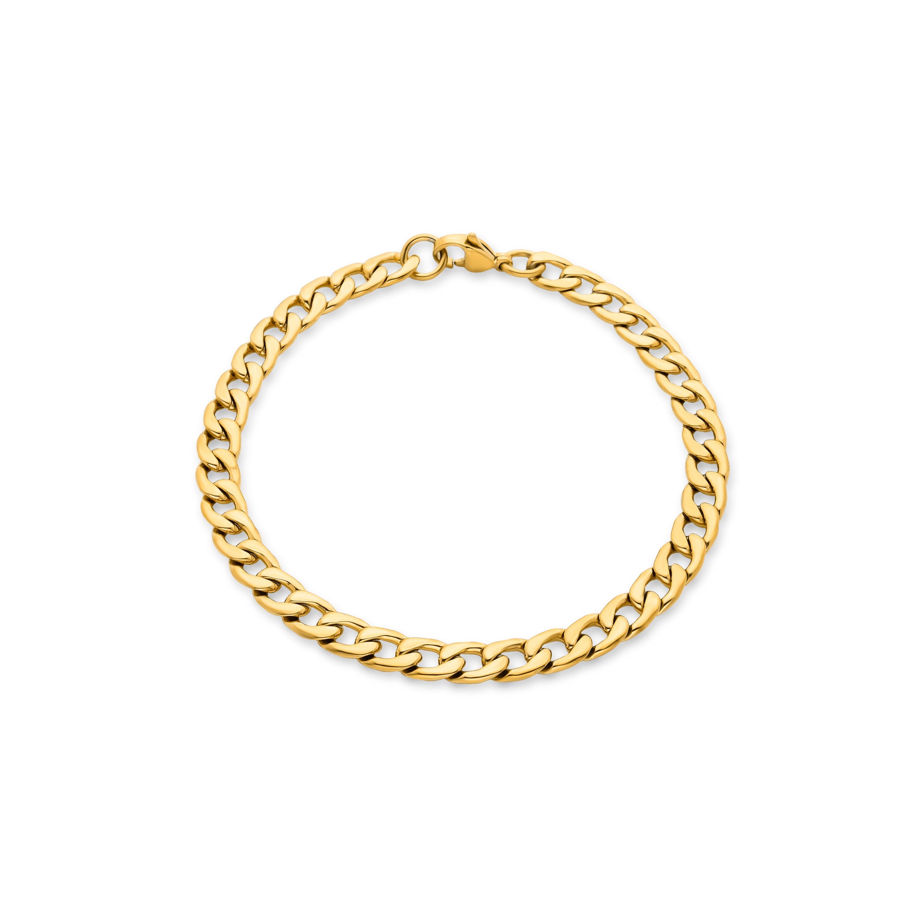 Pulsera acabada en oro amarillo 18K - Pyos