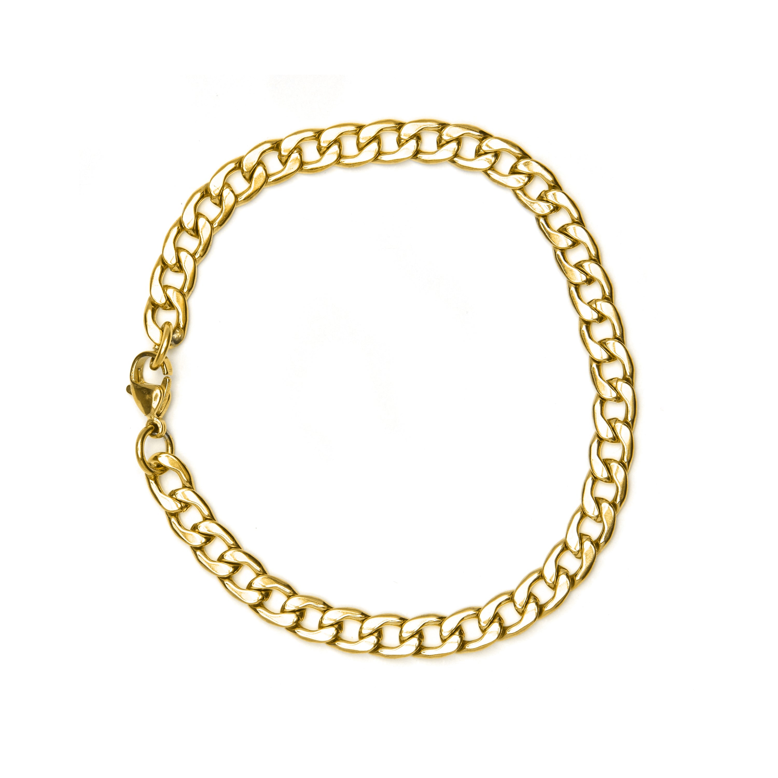 Pulsera acabada en oro amarillo 18K - Pyos