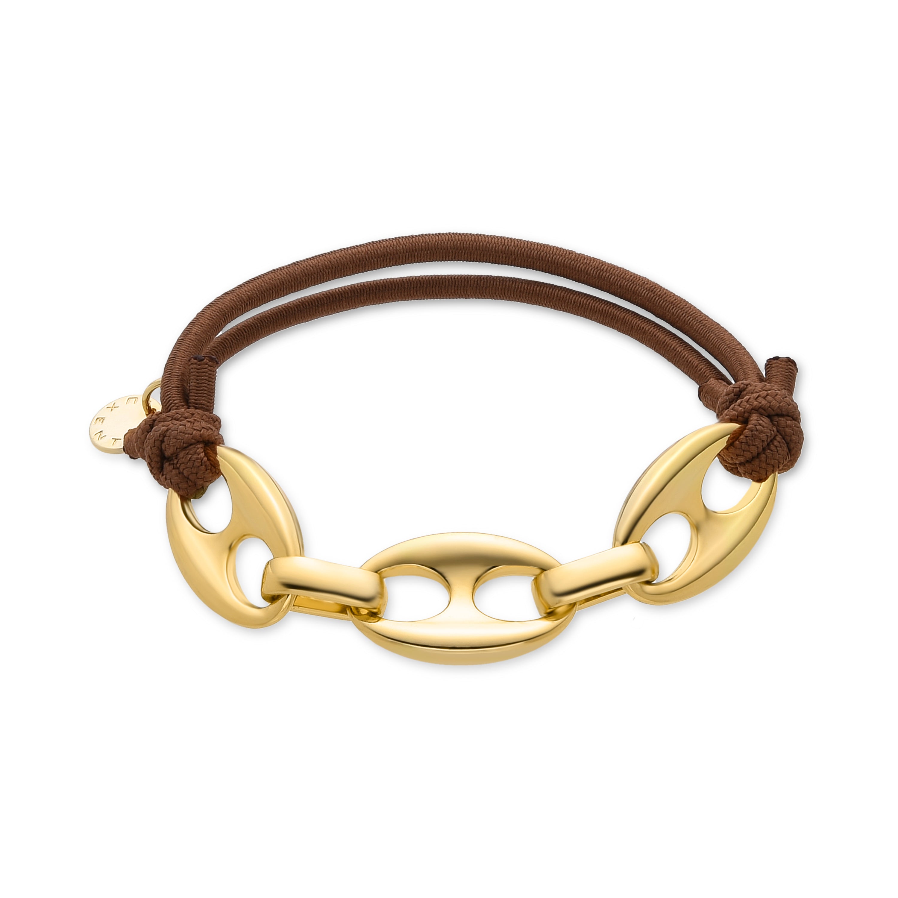18K yellow gold finished hair tie - Neneus