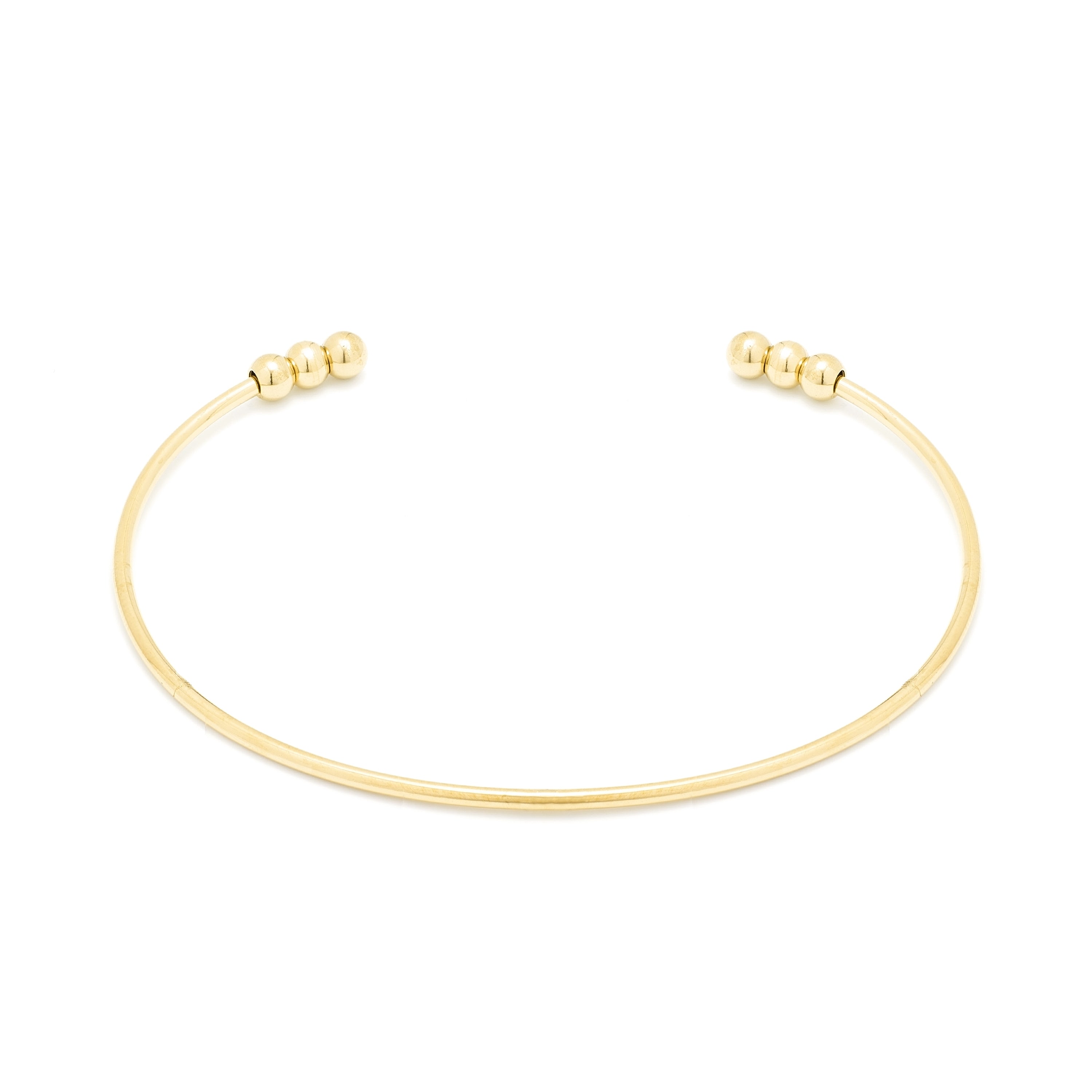 Pulsera acabada en oro amarillo 18K - Nurou