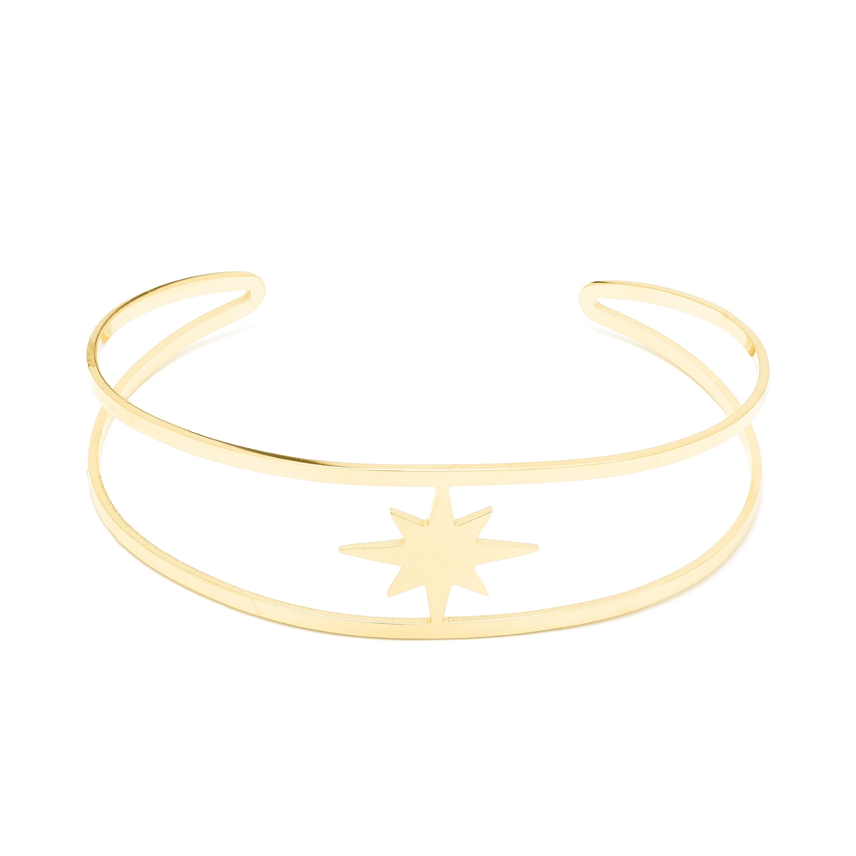 Pulsera acabada en oro amarillo 18K - Ugri