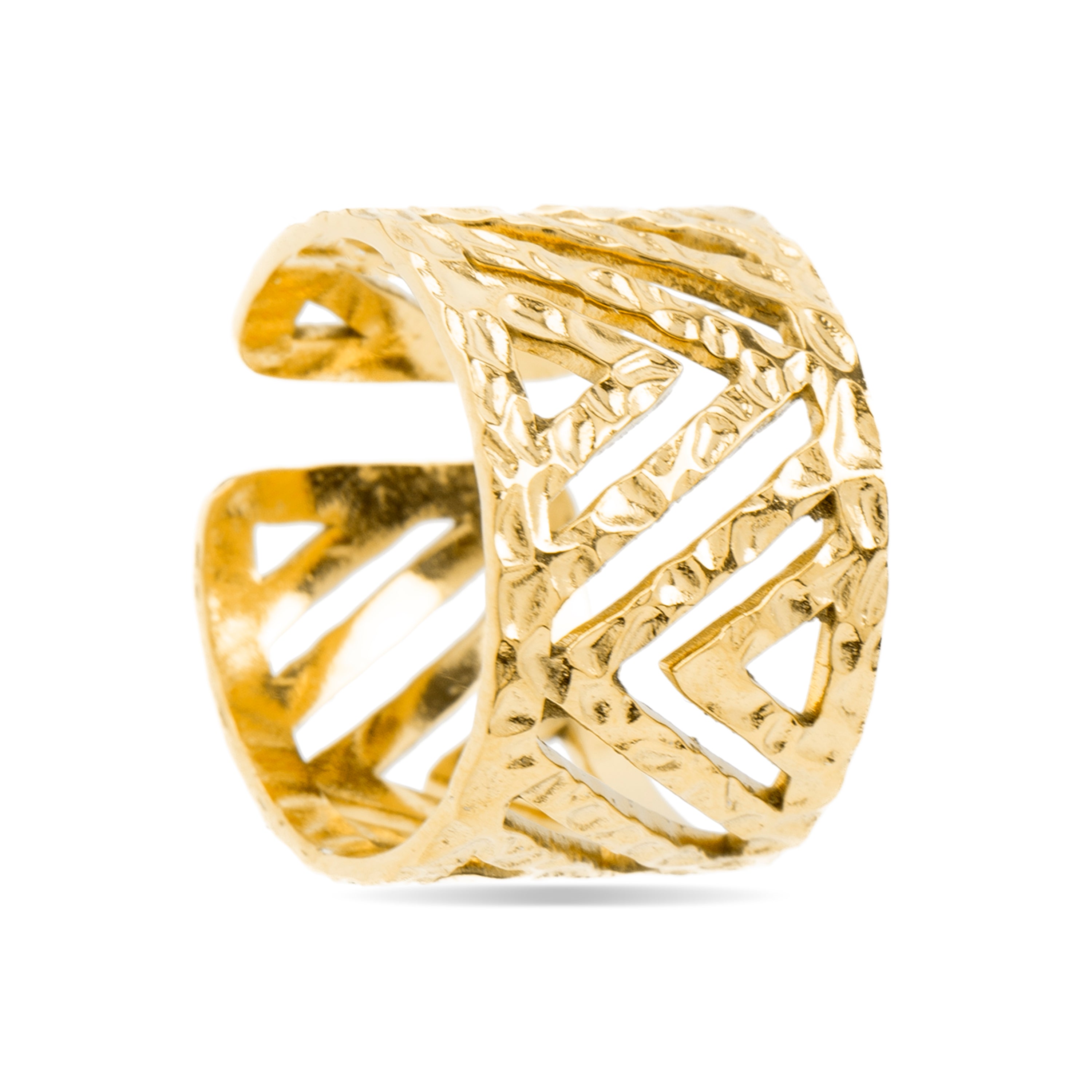 Bague en or jaune 18K - Zorg