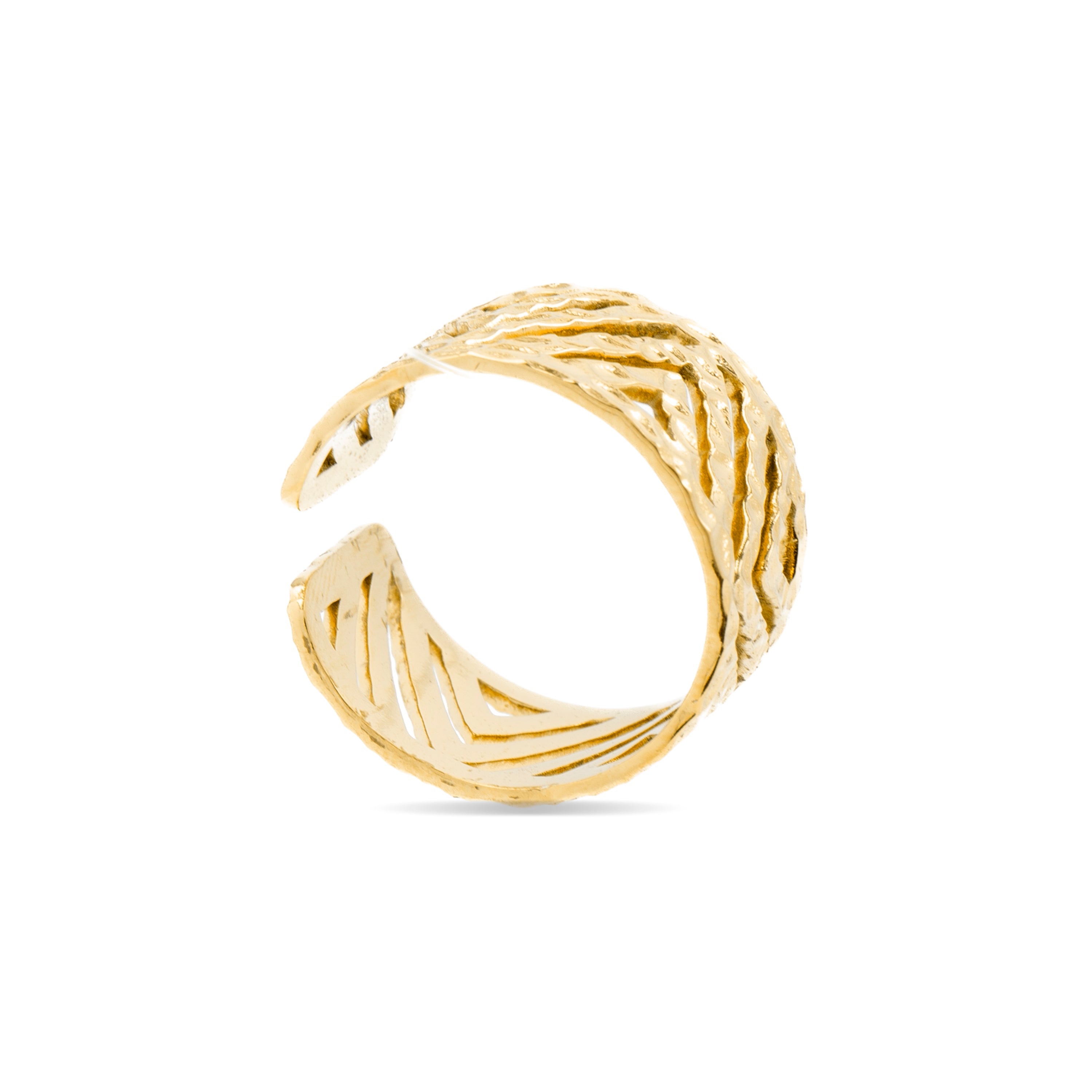 Bague en or jaune 18K - Zorg