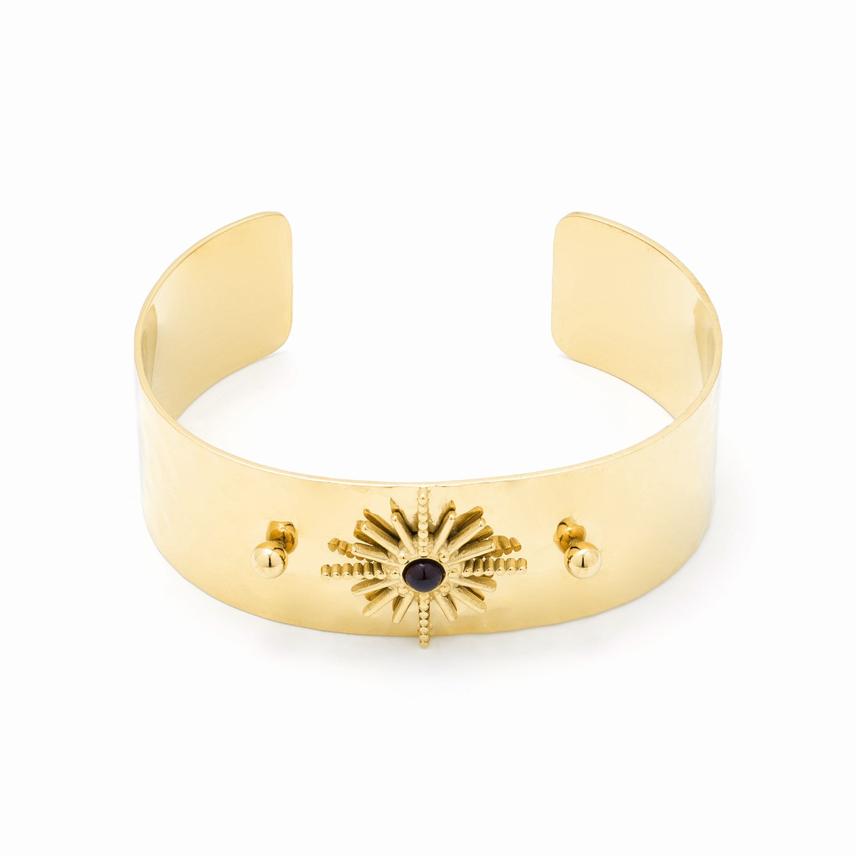 Bracciale in Onice finito in oro giallo 18K - Nepai