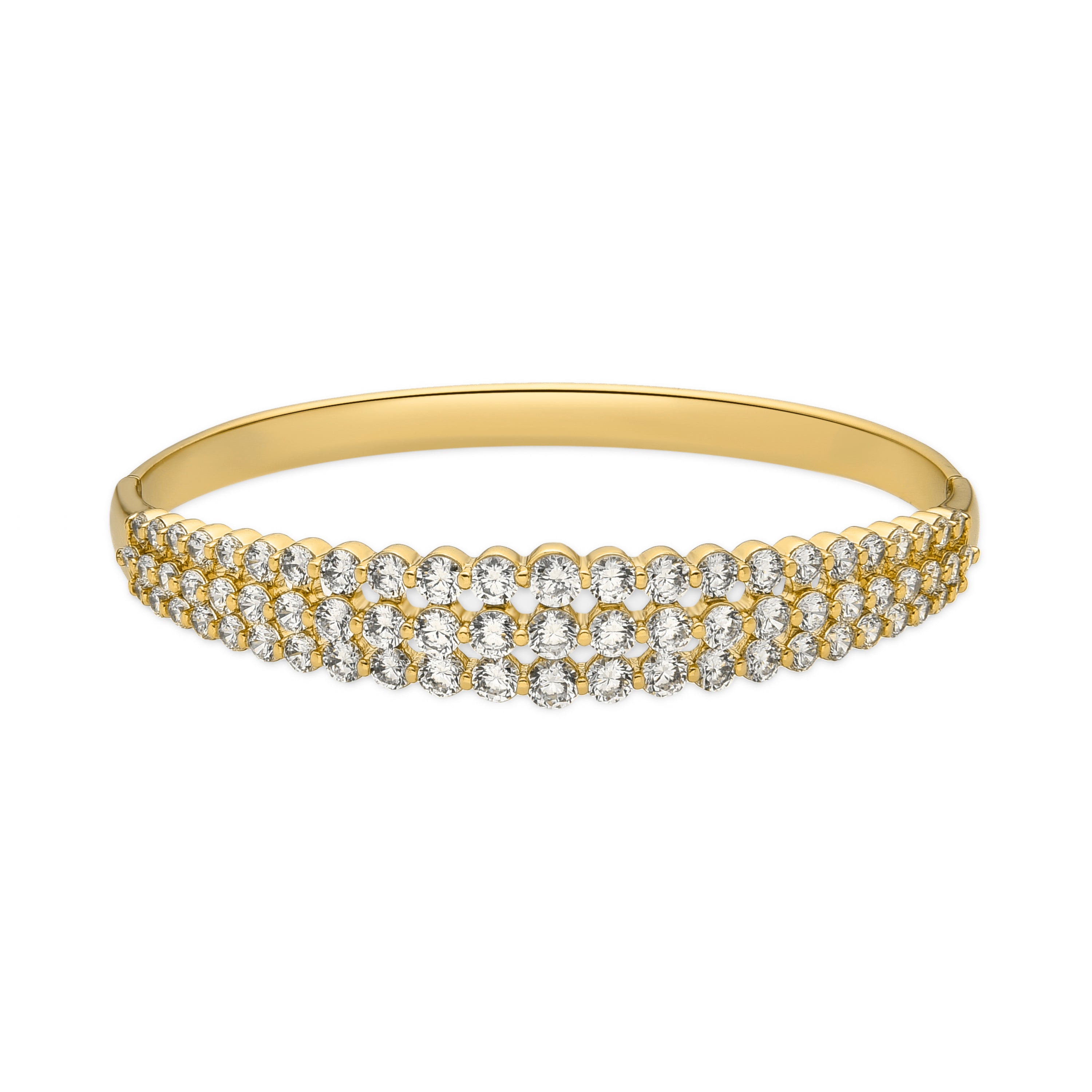 Bracciale con Zirconia Brillante finitura oro 18k - Keon