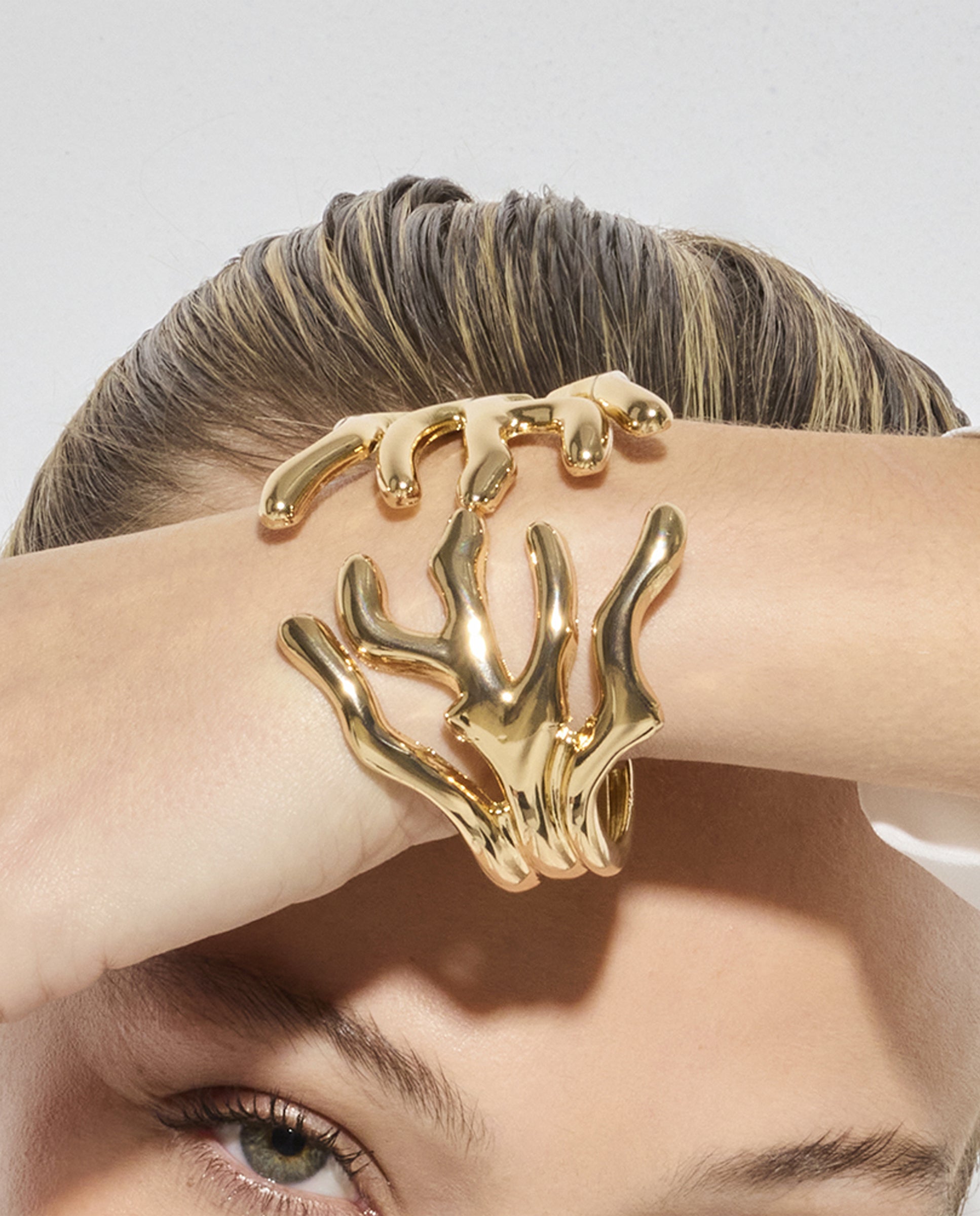 Pulsera acabado oro amarillo de 18k - Fanzara