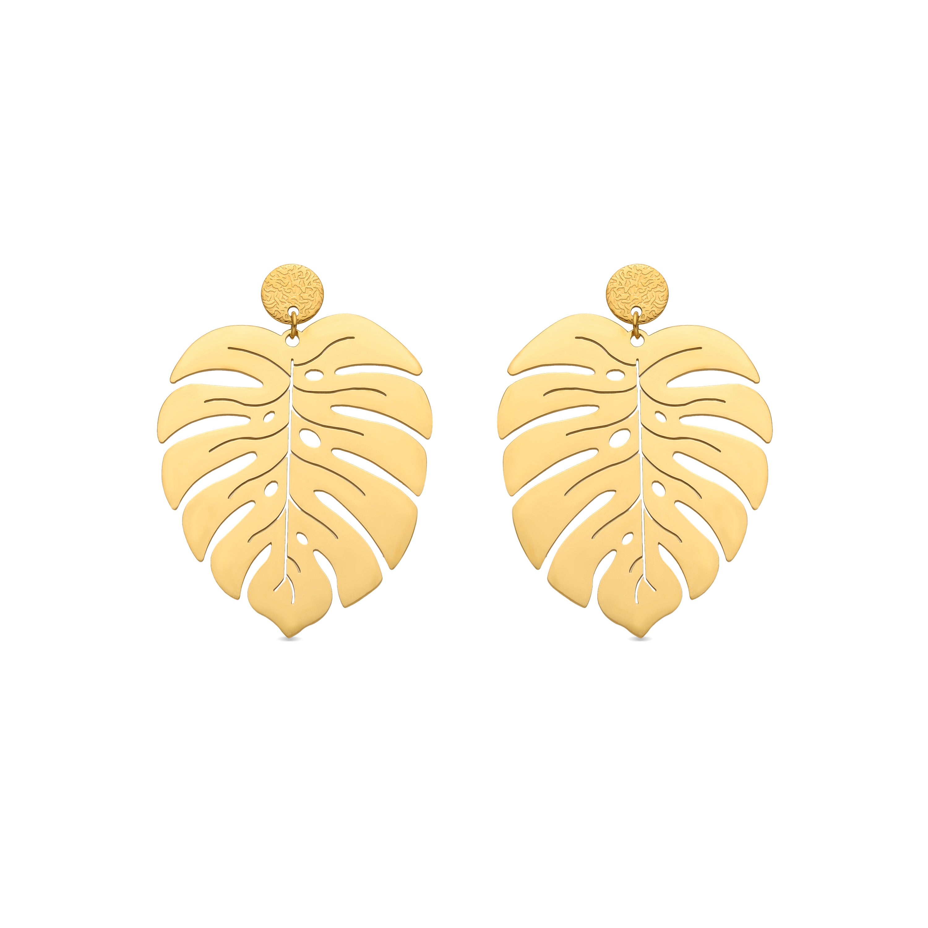 Pendientes acabado oro 18k - Mizay