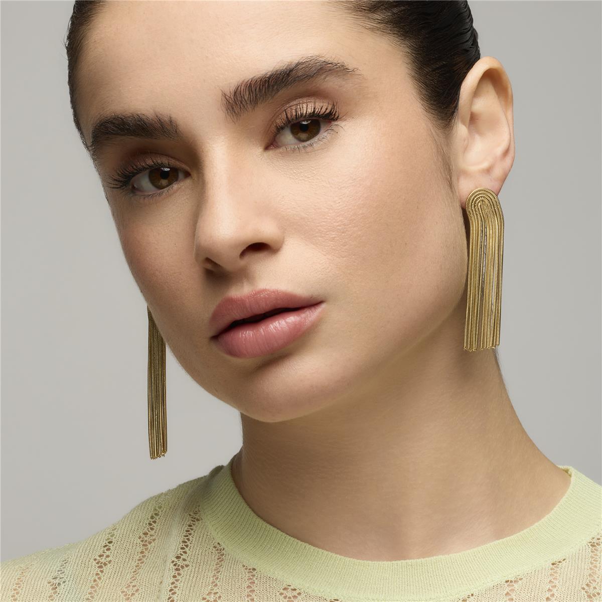 Orecchini finitura oro giallo 18k - Gaion