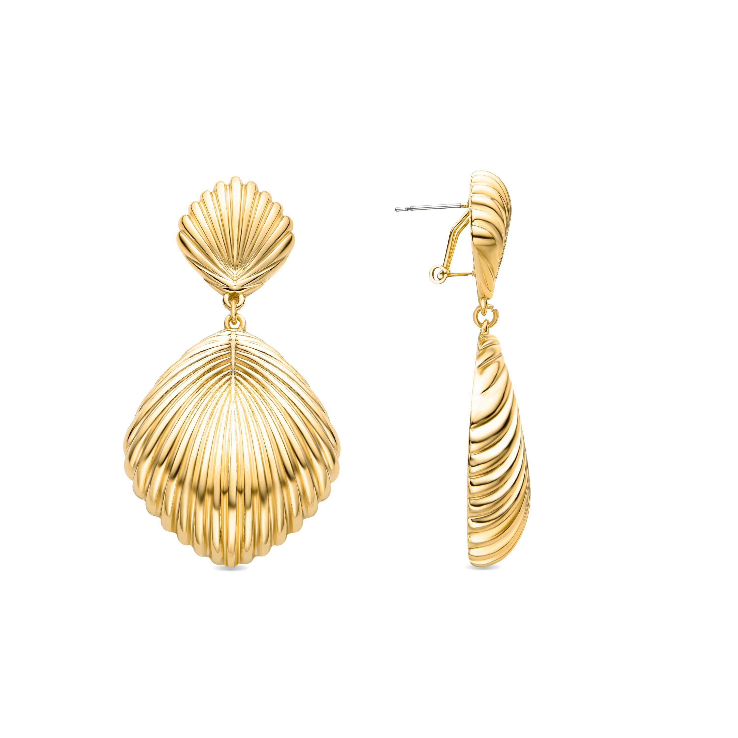 Orecchini finiti in oro giallo 18K - Kaizal