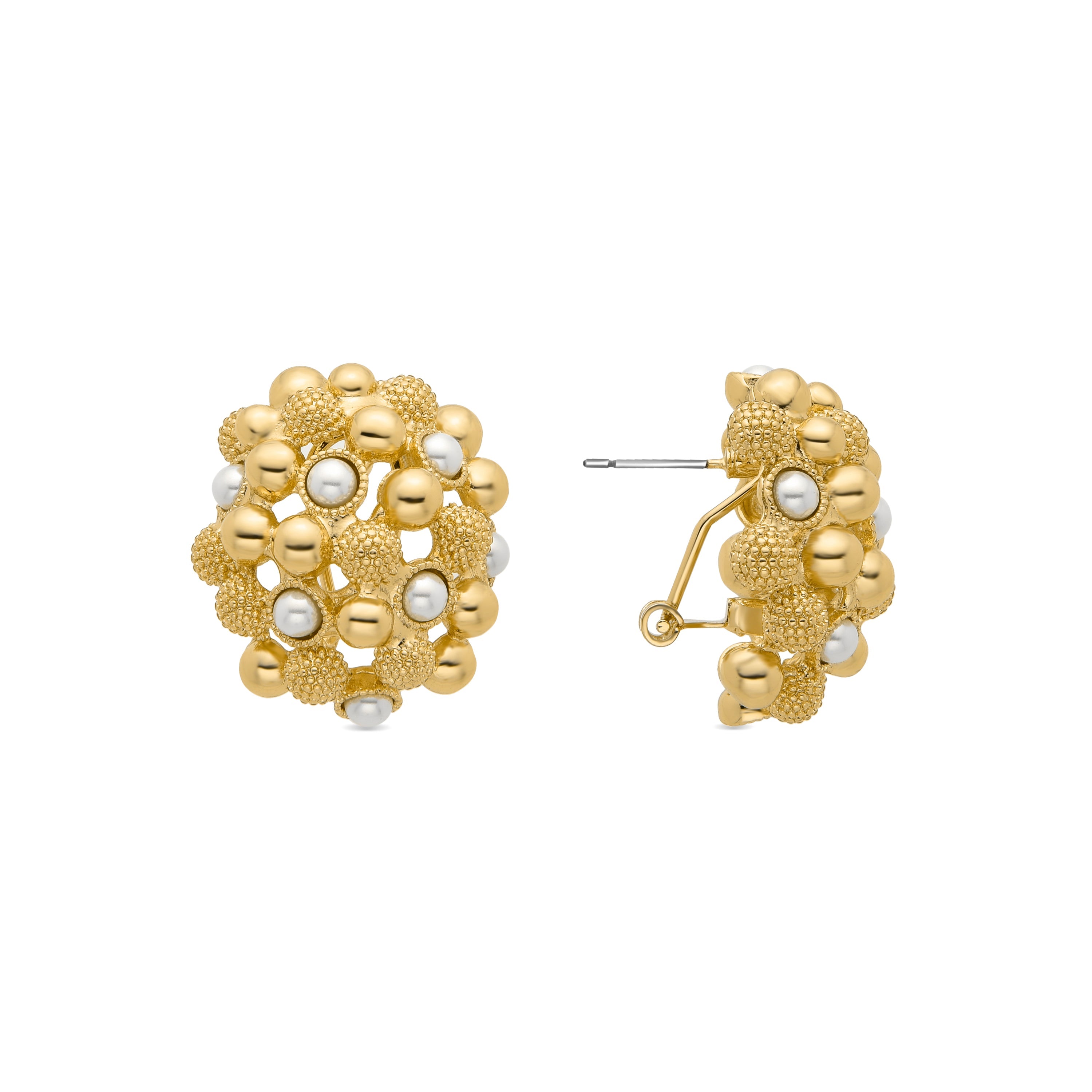 Pendientes acabado en oro amarillo 18K - Xiglor