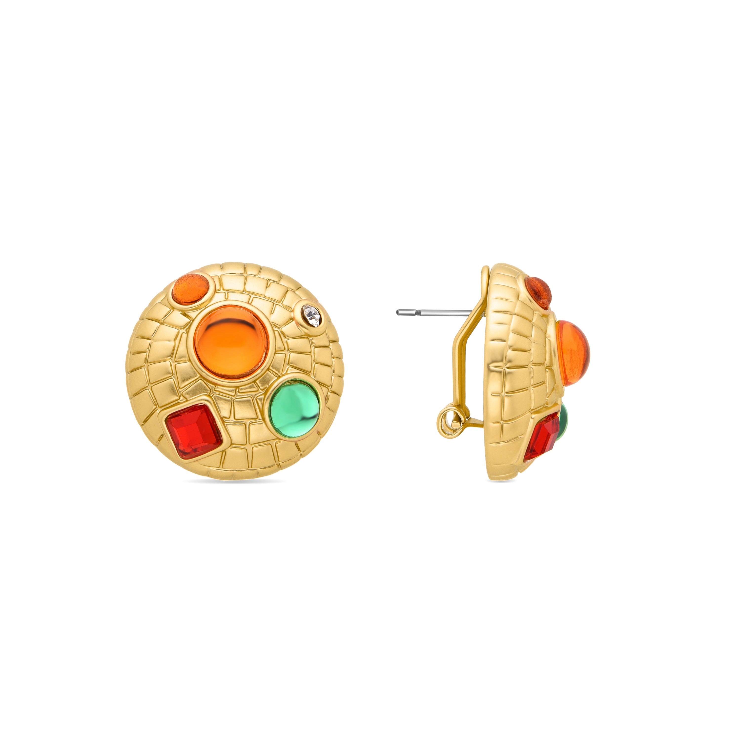 Pendientes acabado en oro amarillo 18K - Shurax