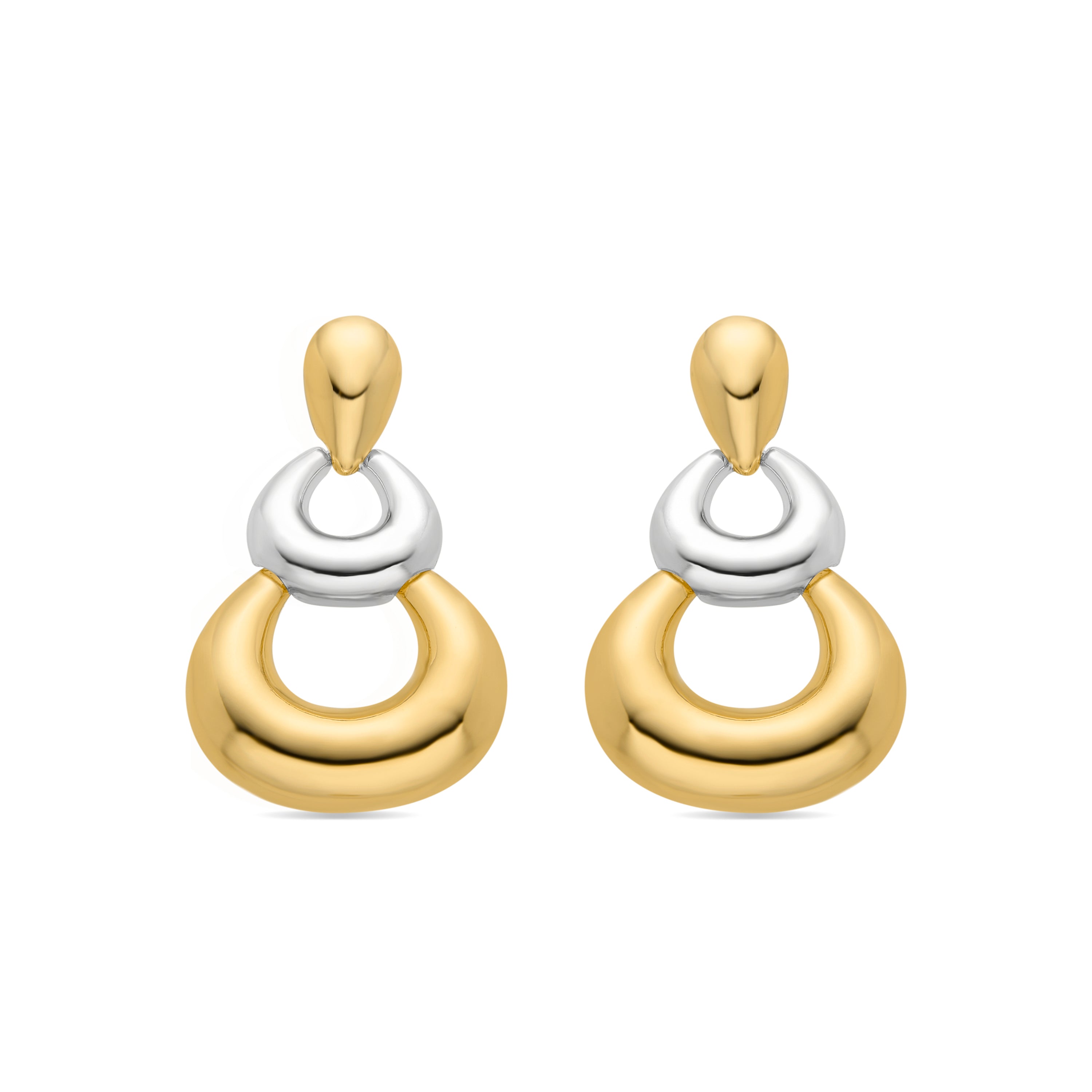 Pendientes acabado en oro amarillo 18K - Aured
