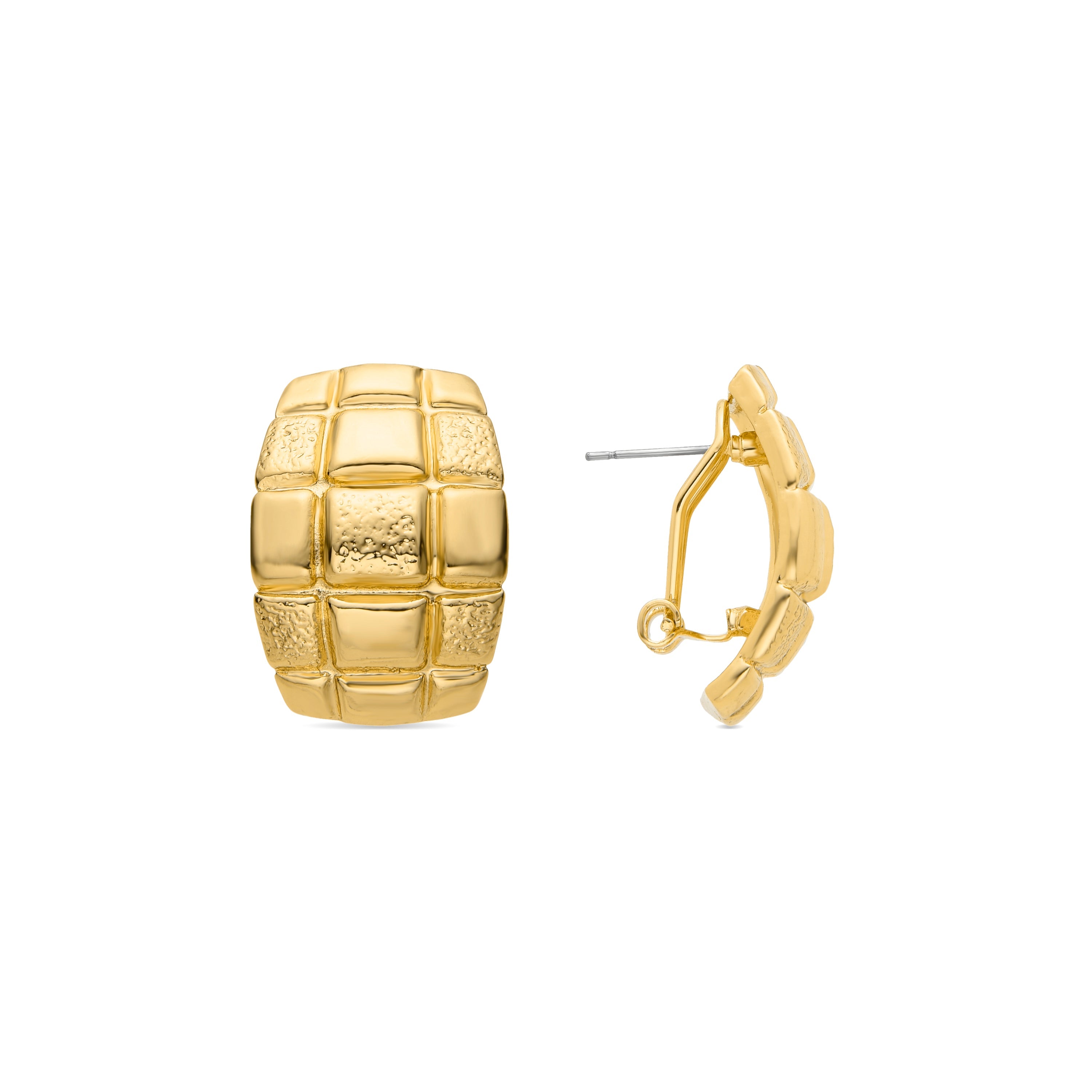 Pendientes acabado en oro amarillo 18K - Abalt