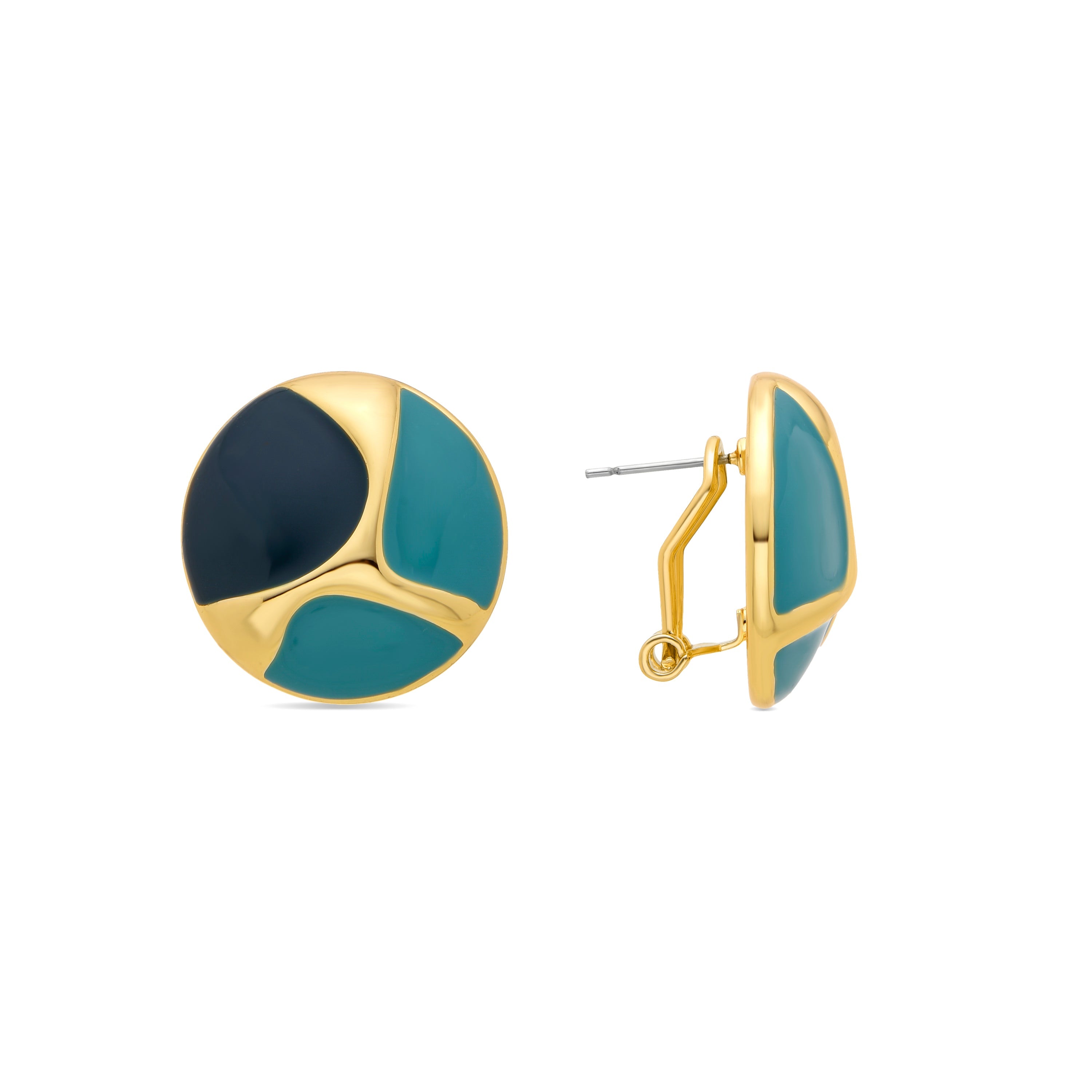 Pendientes acabado en oro amarillo 18K - Iofes