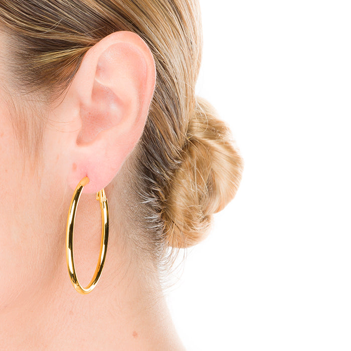 Pendientes acabados en oro amarillo 18K - Shashe