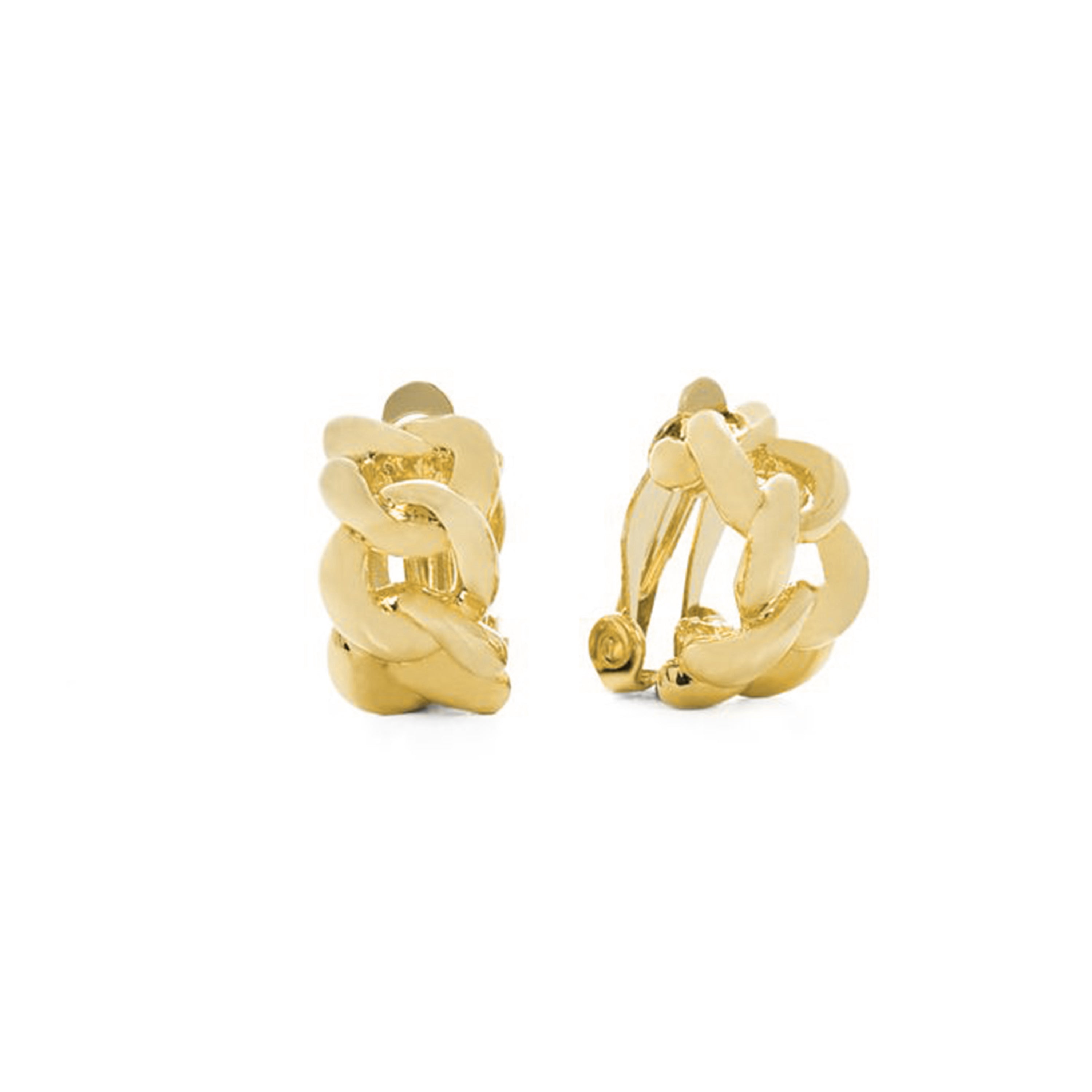 Pendientes acabados en oro amarillo 18K - Dabbahu