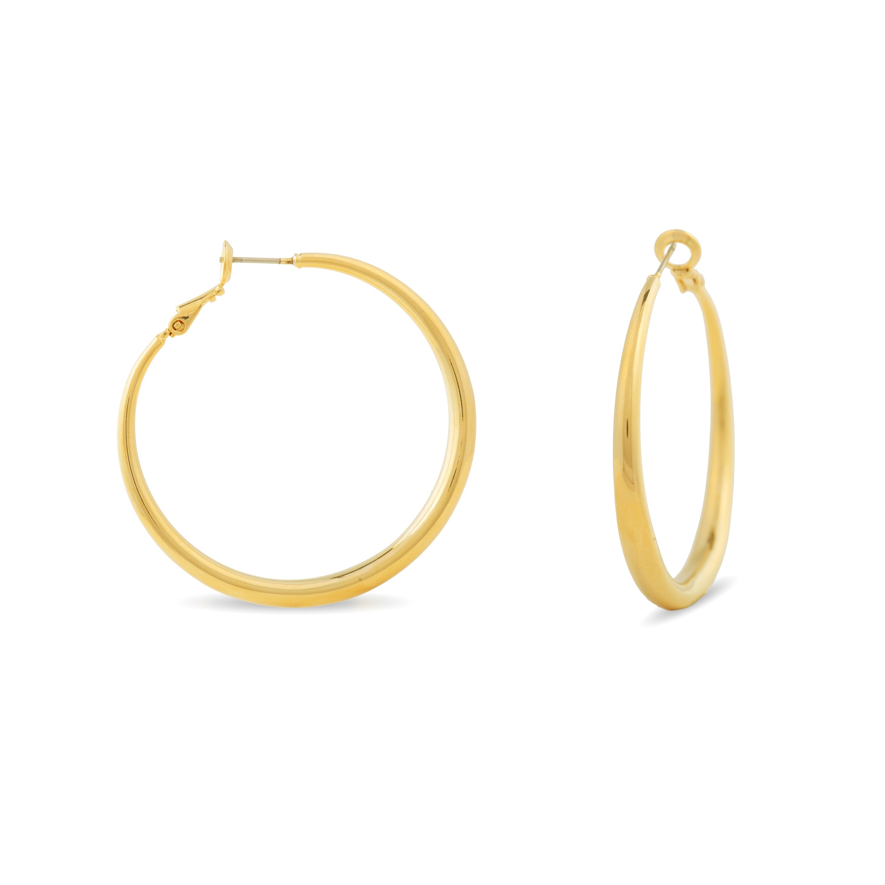 Pendientes acabados en oro amarillo 18K - Sira