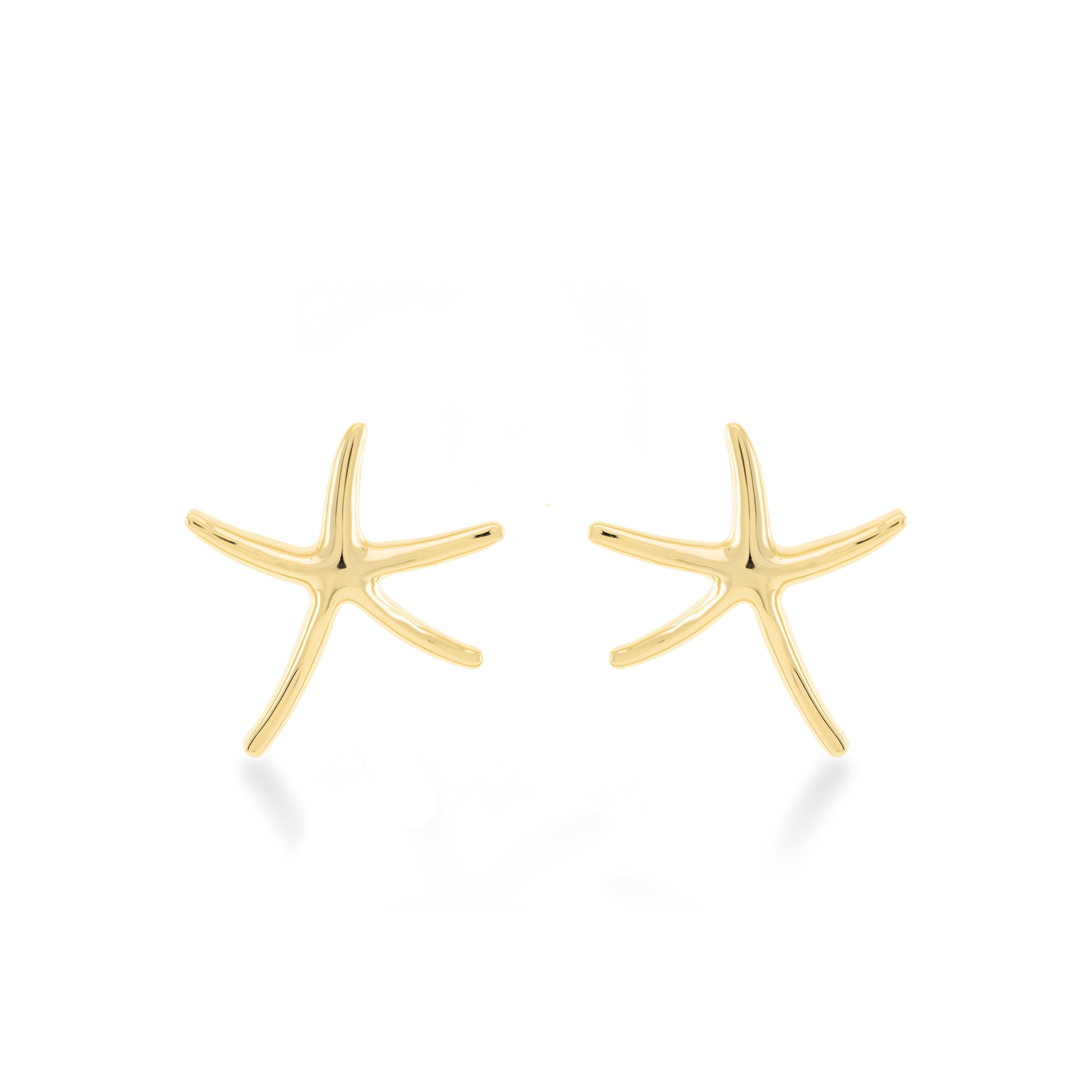 Pendientes acabados en oro amarillo 18K - Amiri