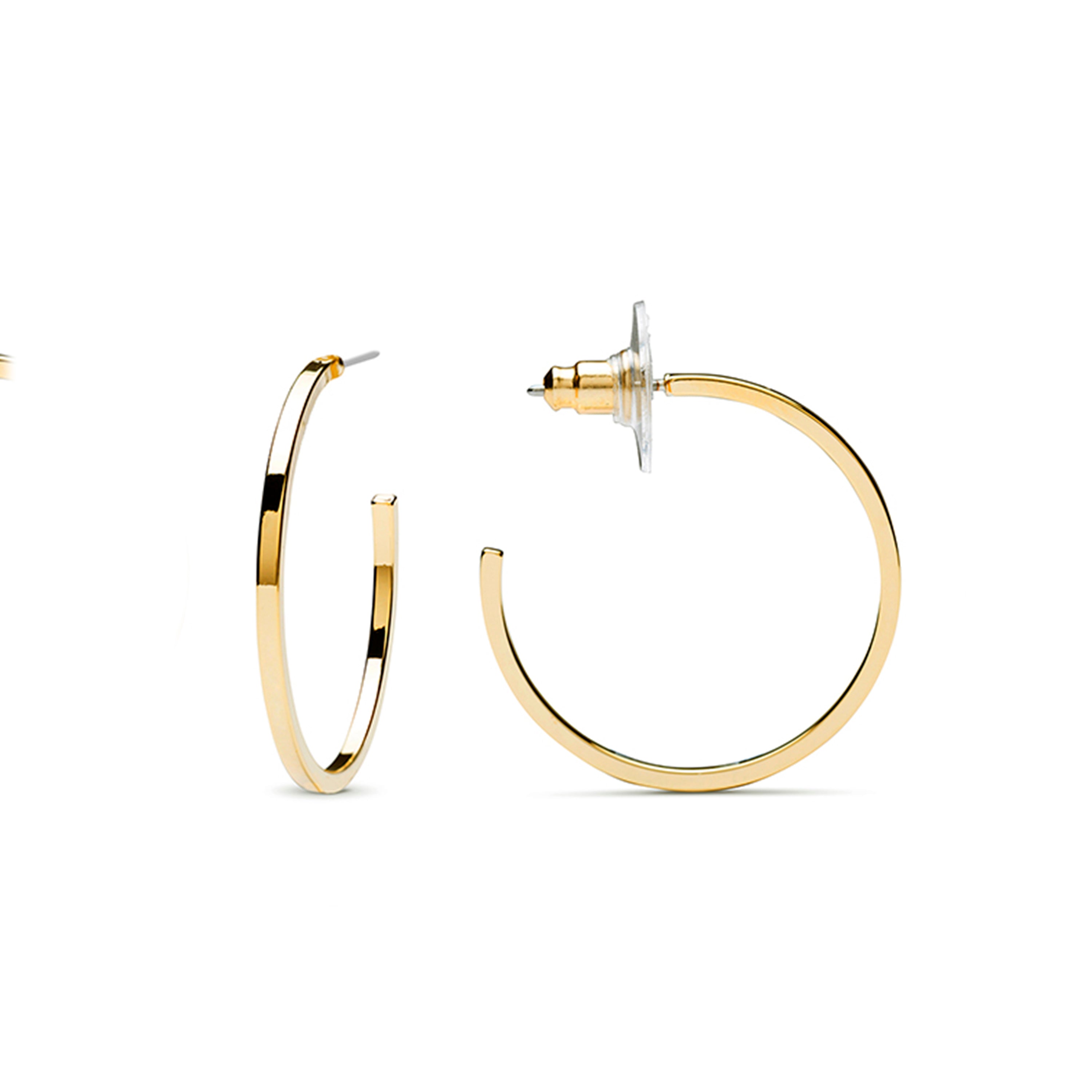 Pendientes acabados en oro amarillo 18K - Tellahe