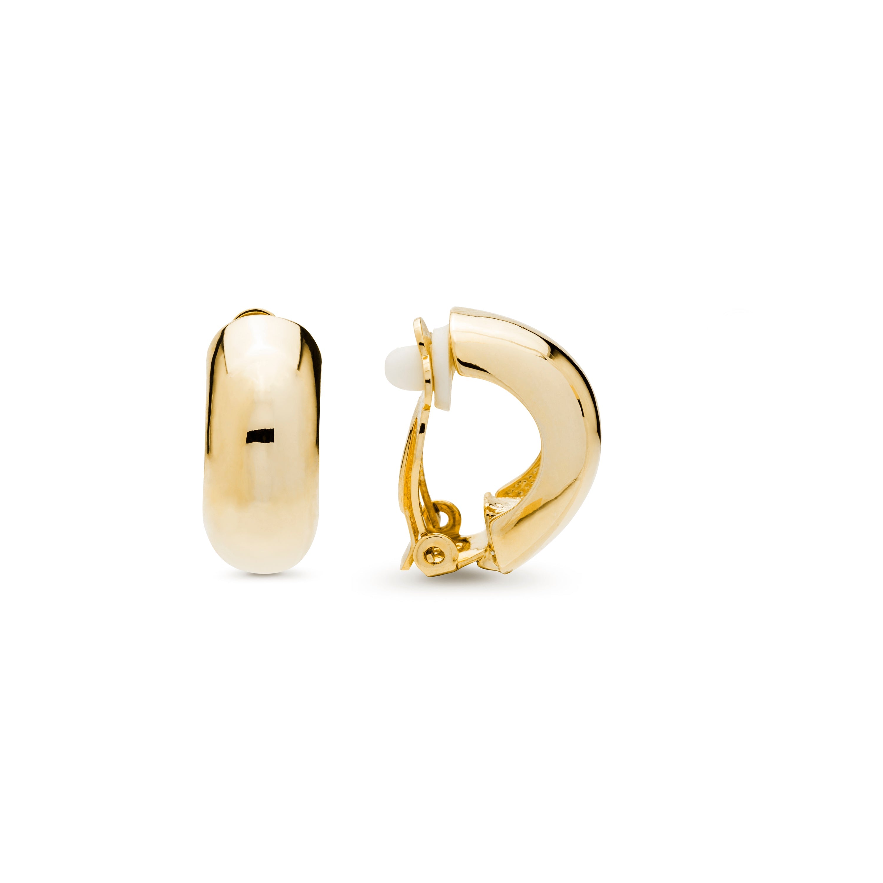 Pendientes acabados en oro amarillo 18K - Kevda