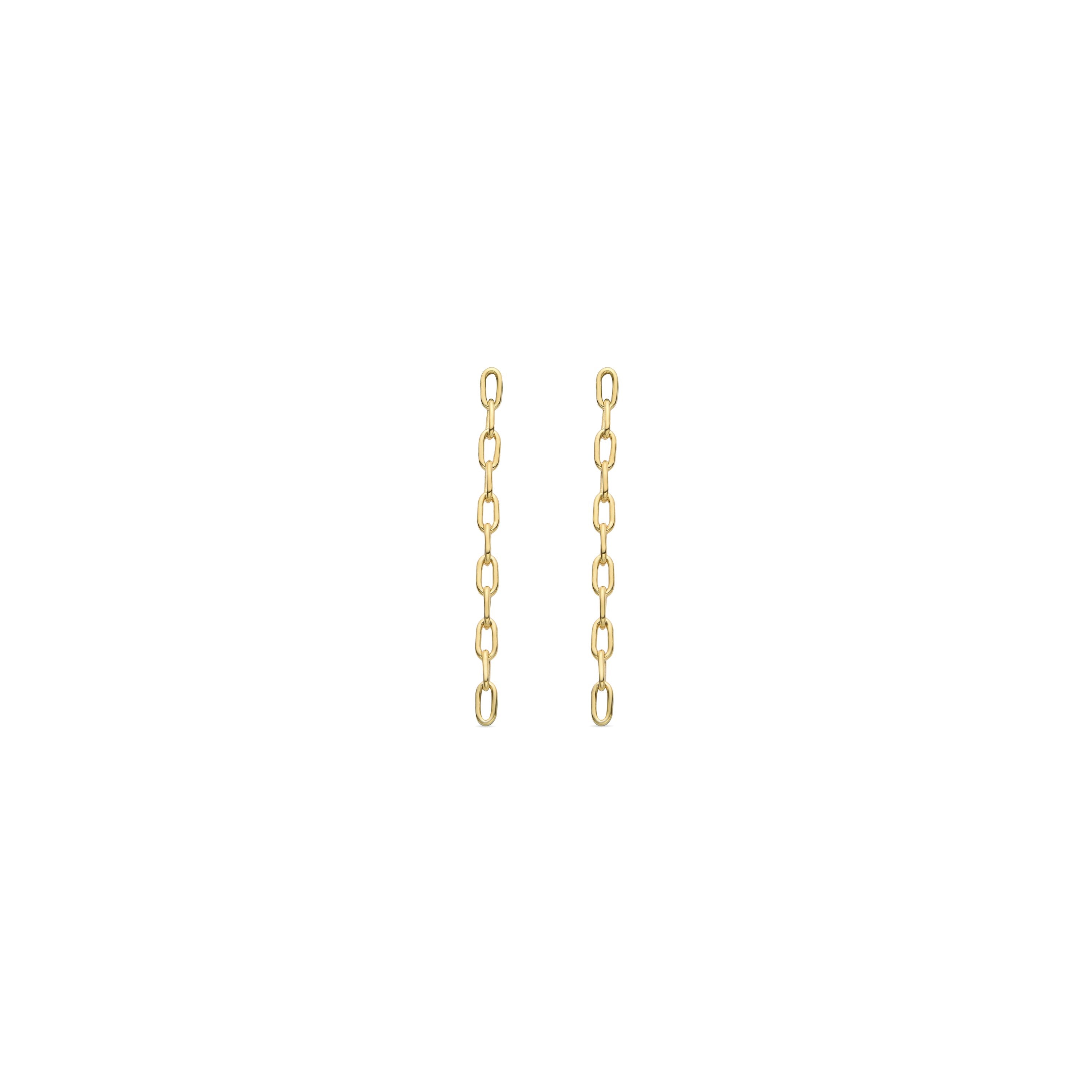 Boucles d'oreilles en or jaune 18K - Ahud