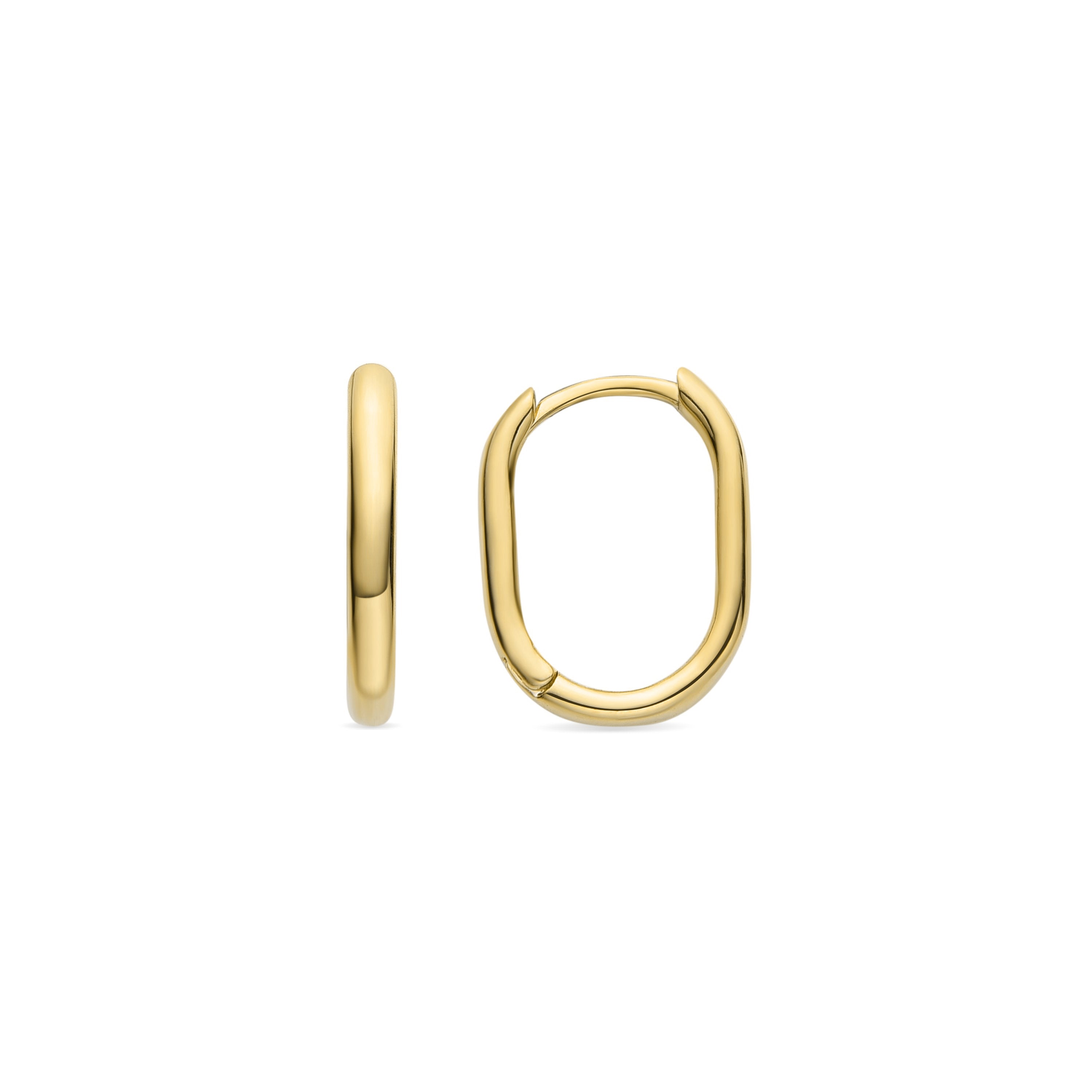 Pendientes acabados en oro amarillo 18K - Wiselu